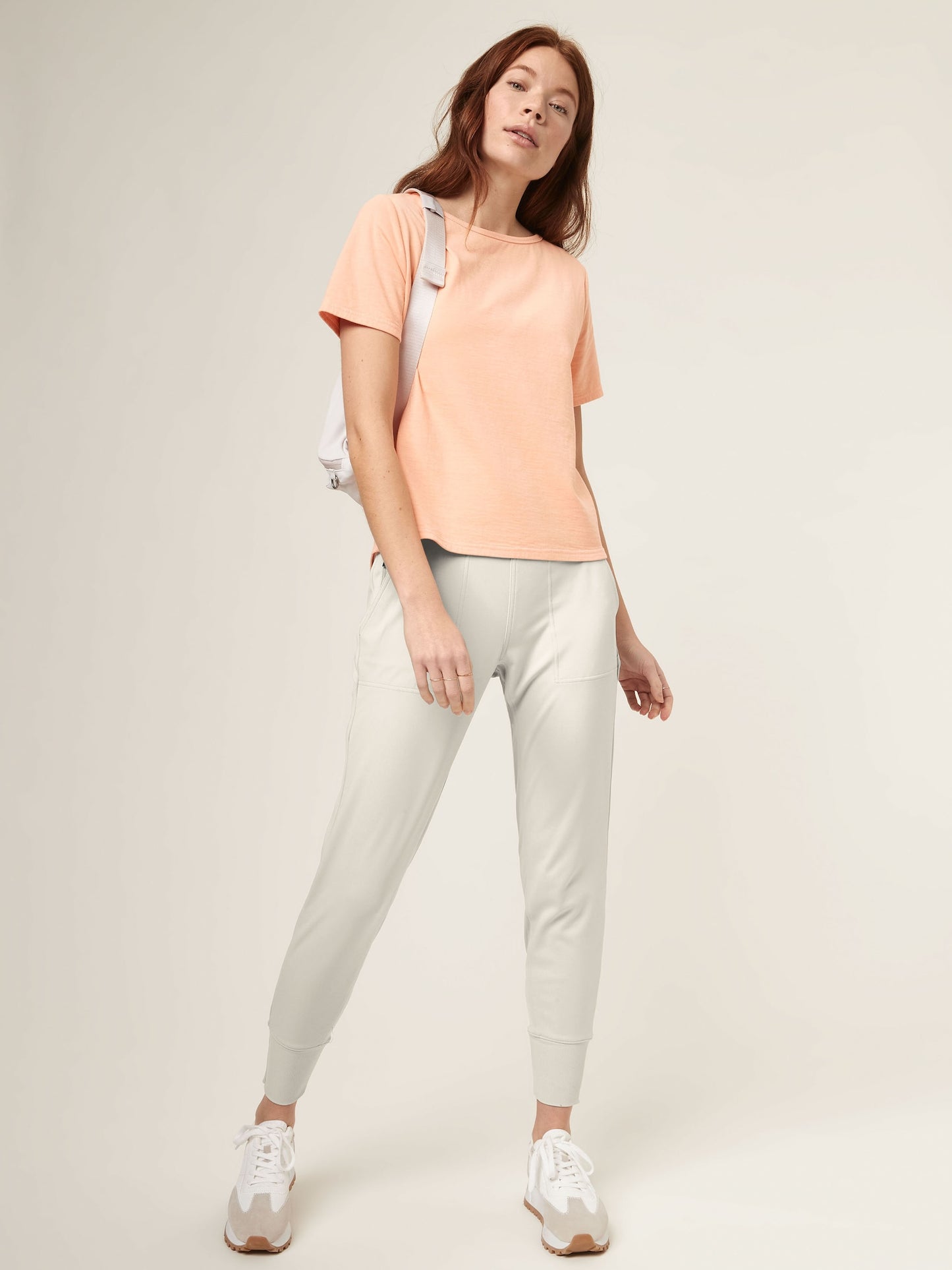 بنطال رياضي فينيسيا بخصر متوسط الارتفاع