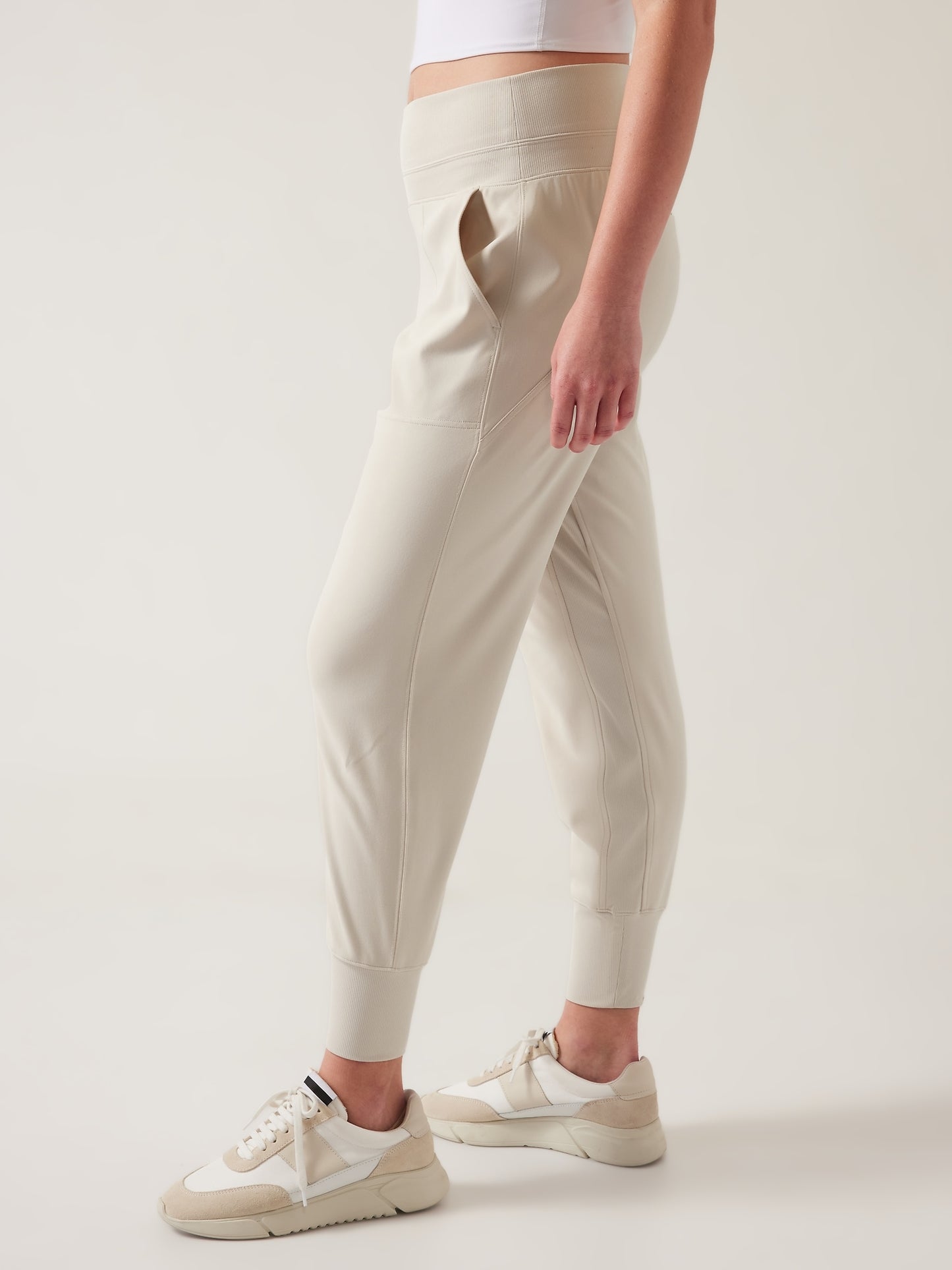 بنطال رياضي فينيسيا بخصر متوسط الارتفاع