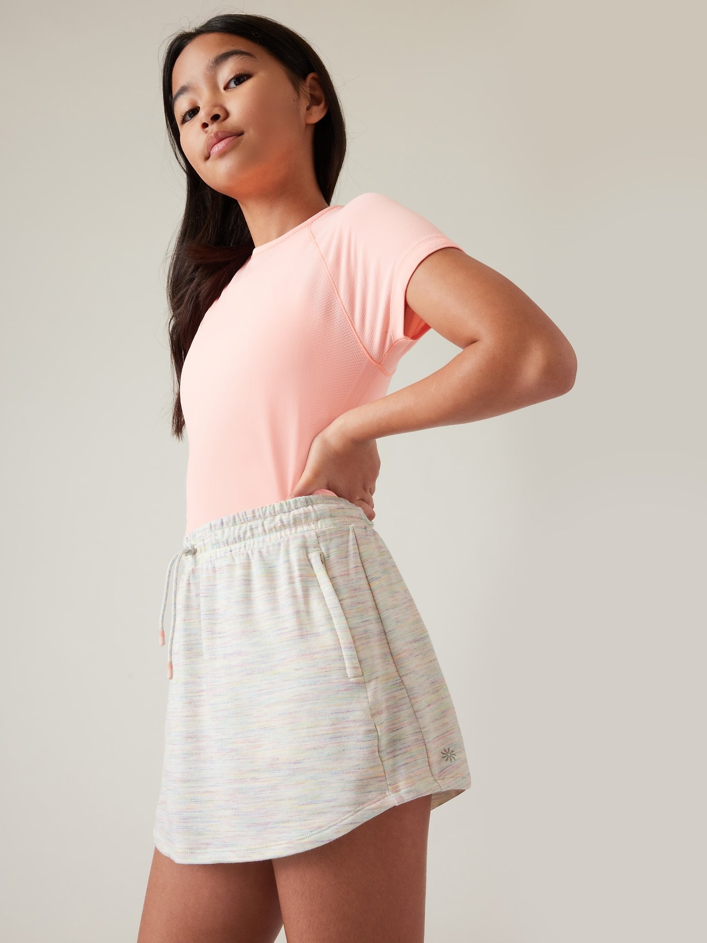 Athleta Girl Chasing Rainbows Skort