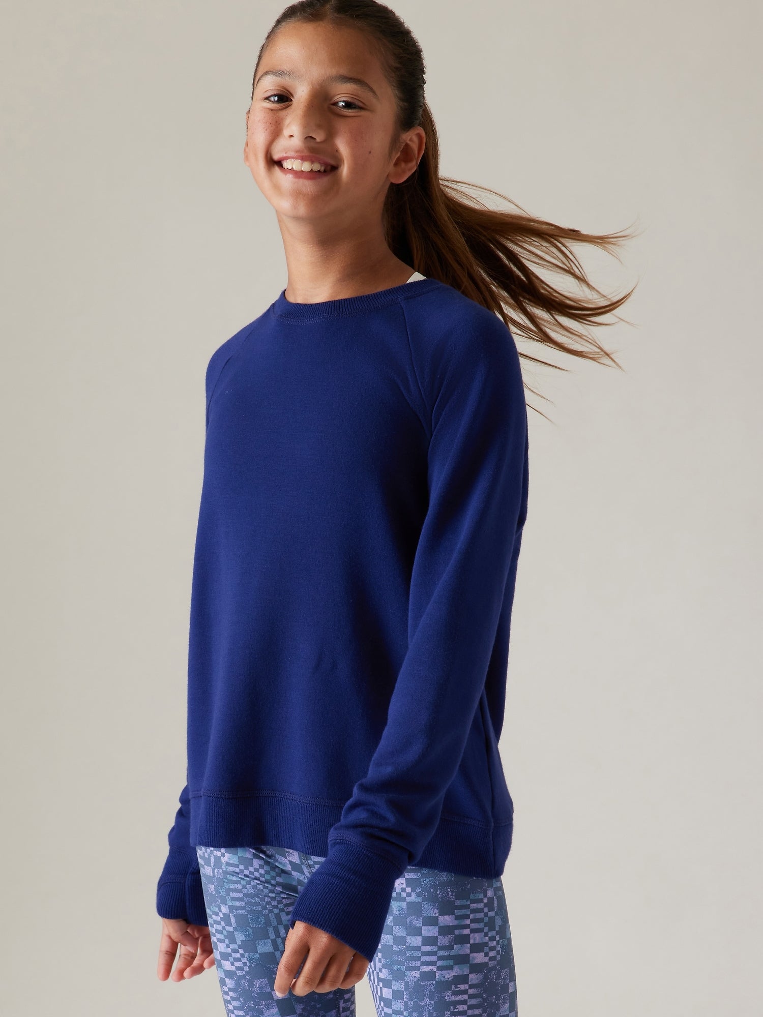 Athleta Girl Cozy Cross Your Fingers Sweatshirt Athleta Kuwait Official Store