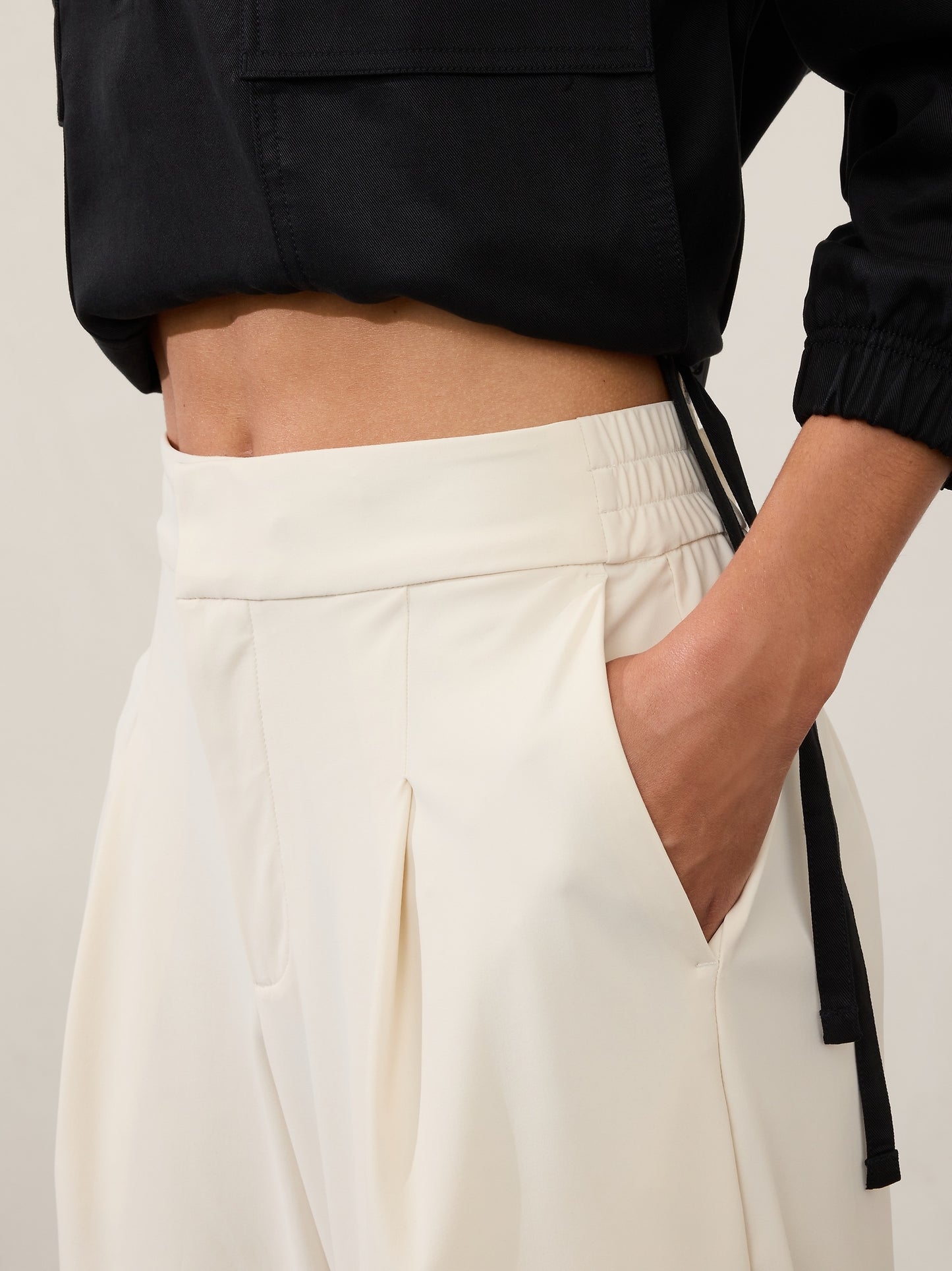 بنطال بيناكل بخصر مرتفع