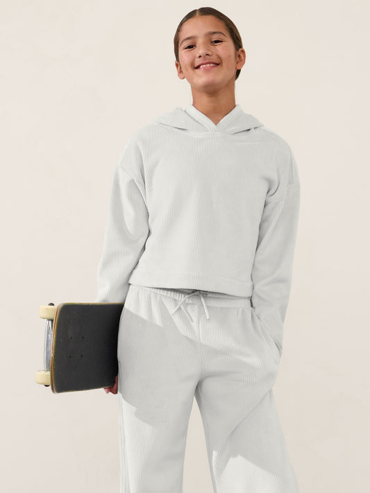 سترة هودي أثليتا جيرل كوزي مضلعة