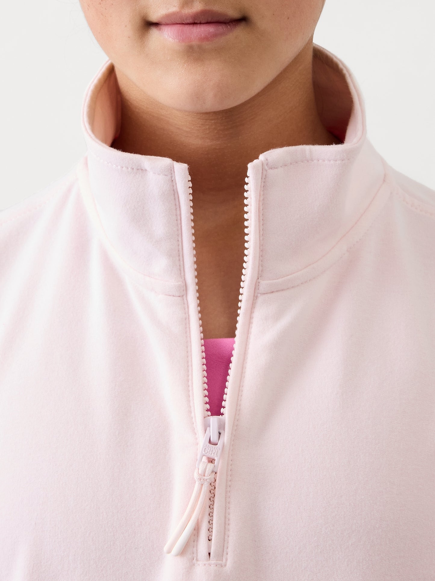Athleta Girl All Day 1/4 Zip Sweatshirt