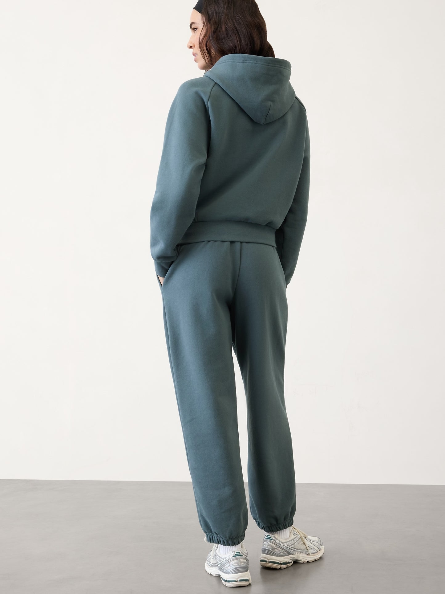 سترة هودي إيزي صوف بنصف سحّاب