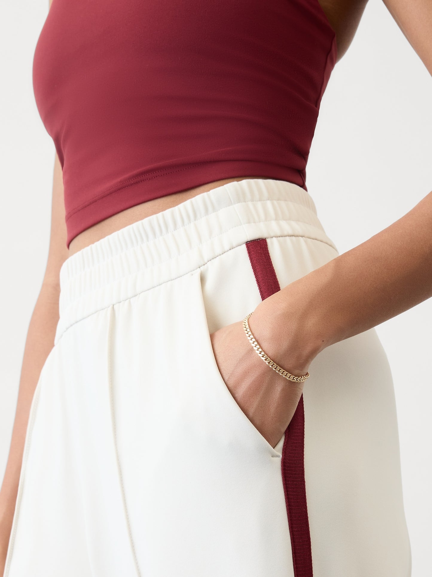Finish Line Mid Rise Track Pant