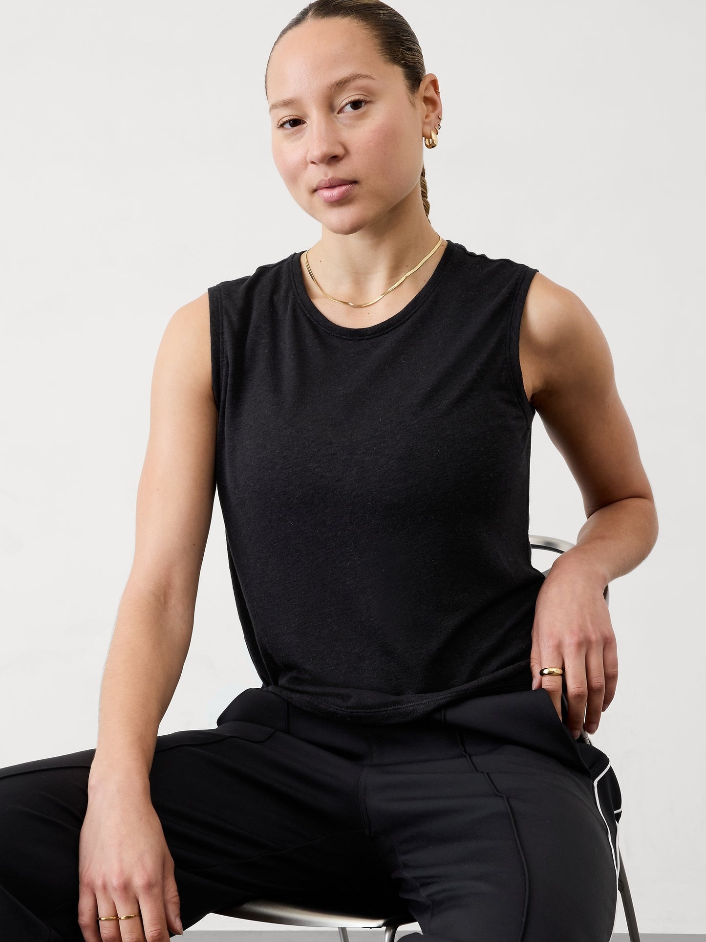 بلوزة جيت أواي ماسيل من مزيج الكتان