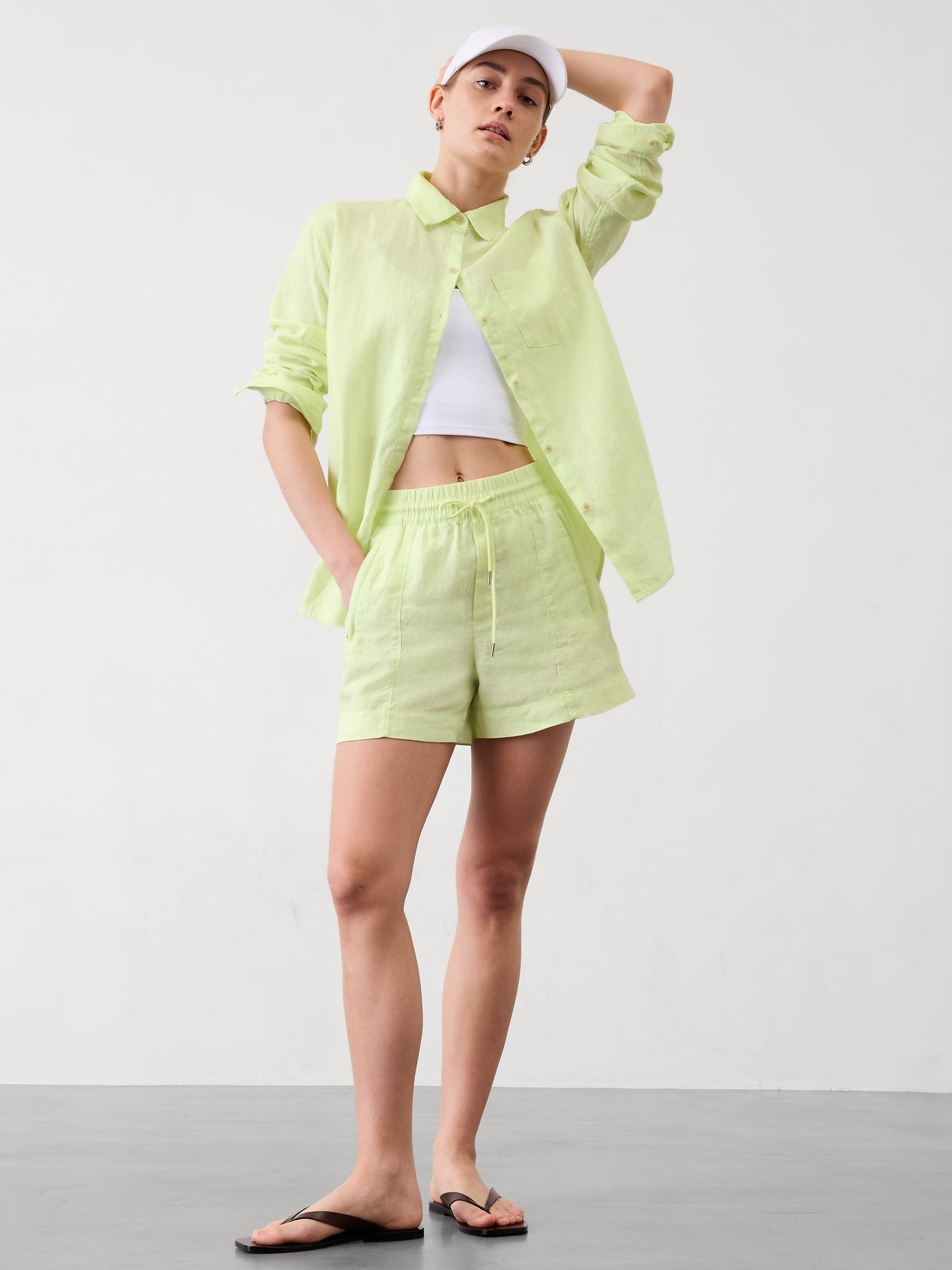 Retreat Linen Top