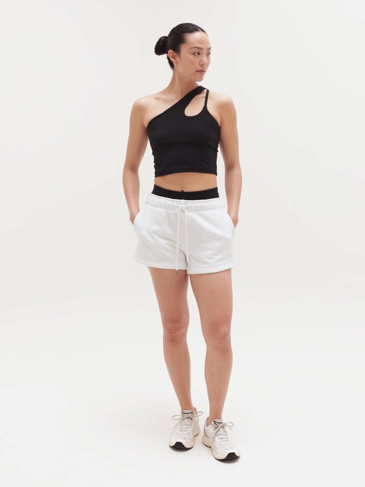 Transcend Asymmetrical Crop Sports Bra