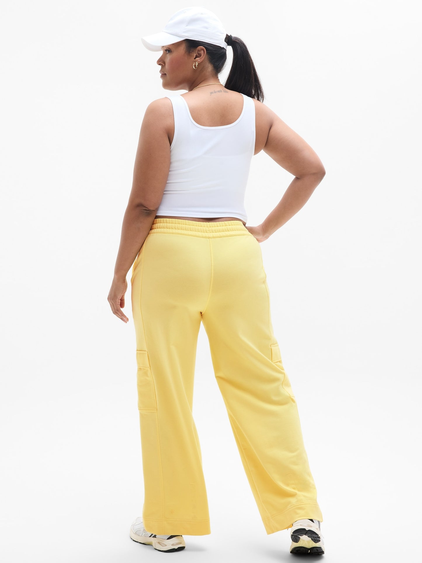 Retroterry High Rise Wide Leg Cargo Pant
