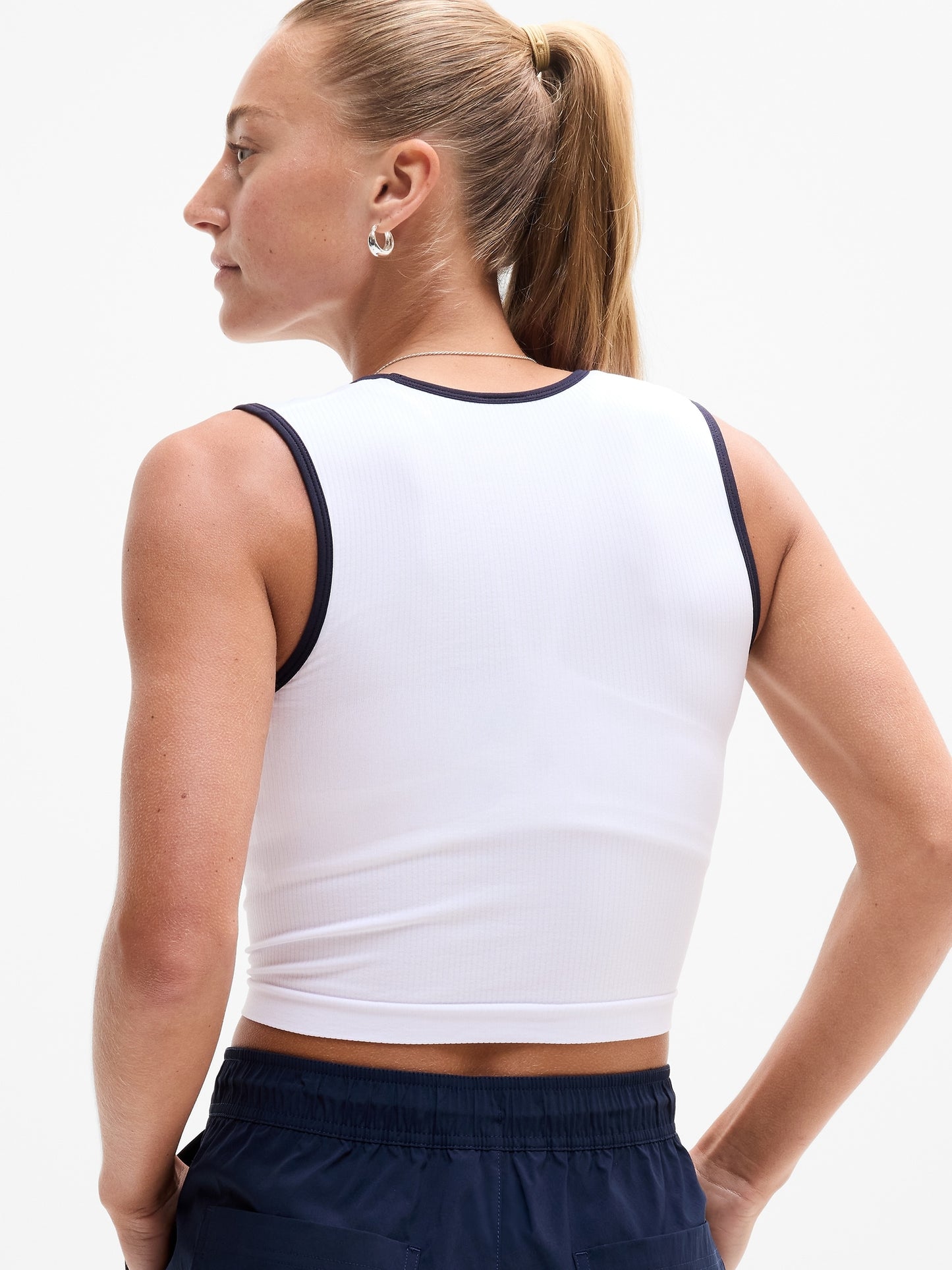 Renew Seamless Square Neck Crop Tank