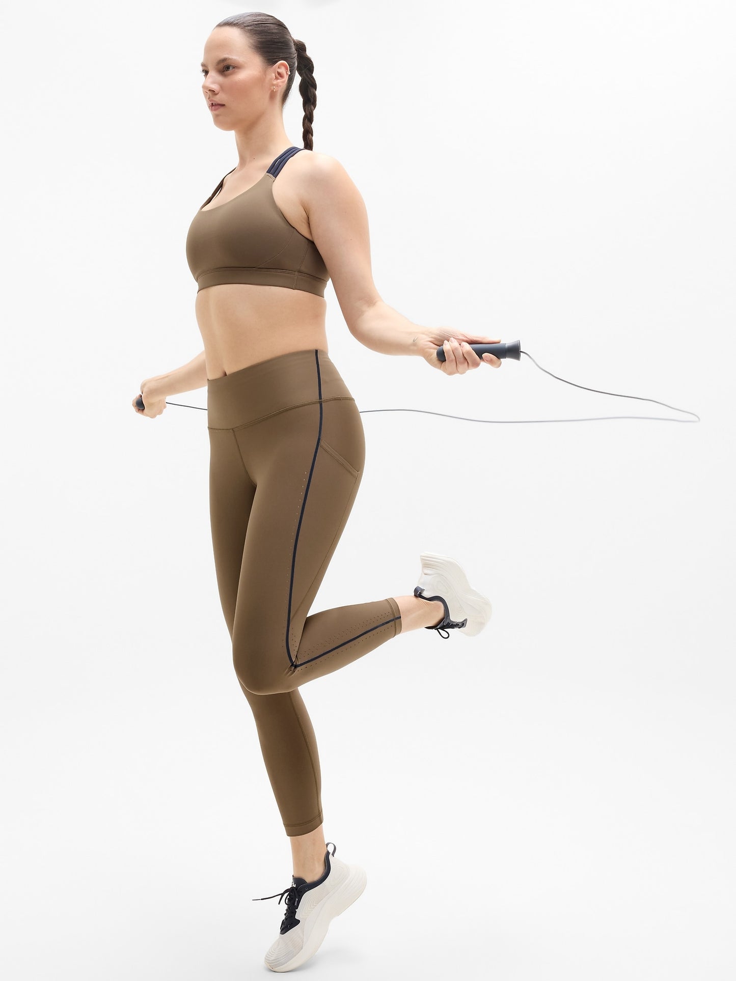 Interval Stash Ultra High Rise Tipped Lasercut 7/8 Legging