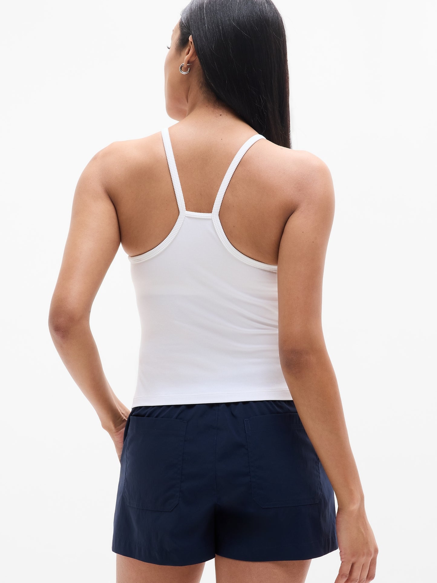 Signature Rib Built In Bra Tank