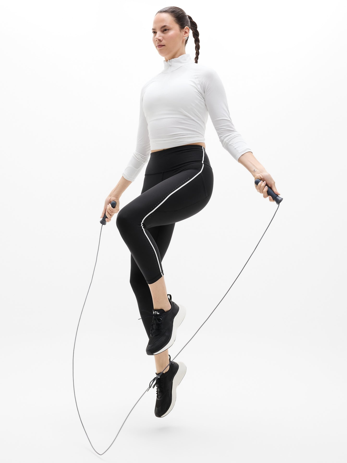 Interval Stash Ultra High Rise Tipped Lasercut 7/8 Legging