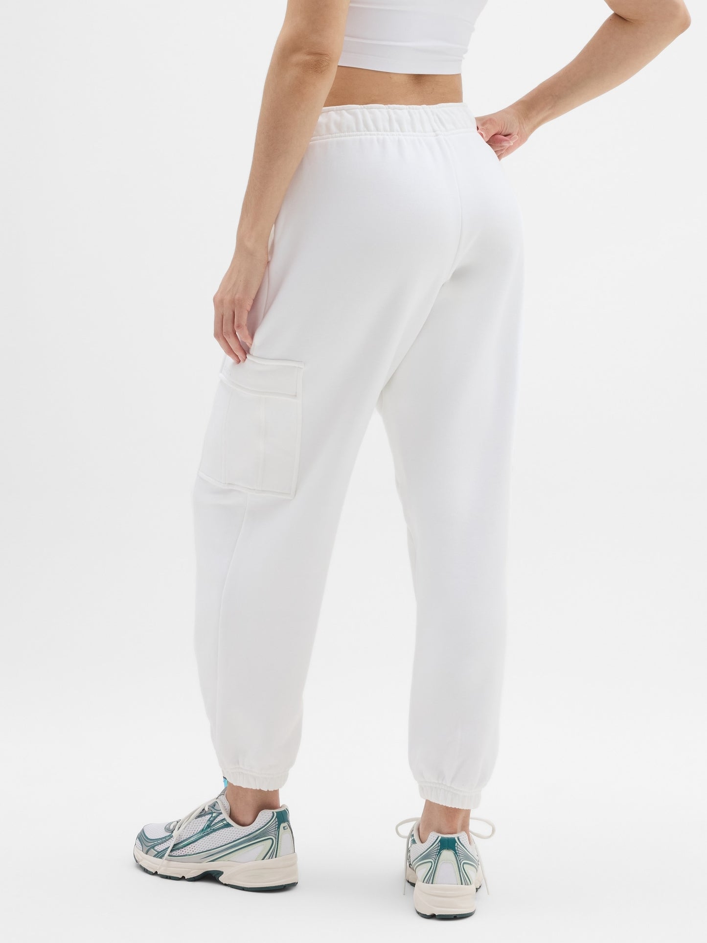 Heavyweight Terry Mid Rise Cargo Jogger