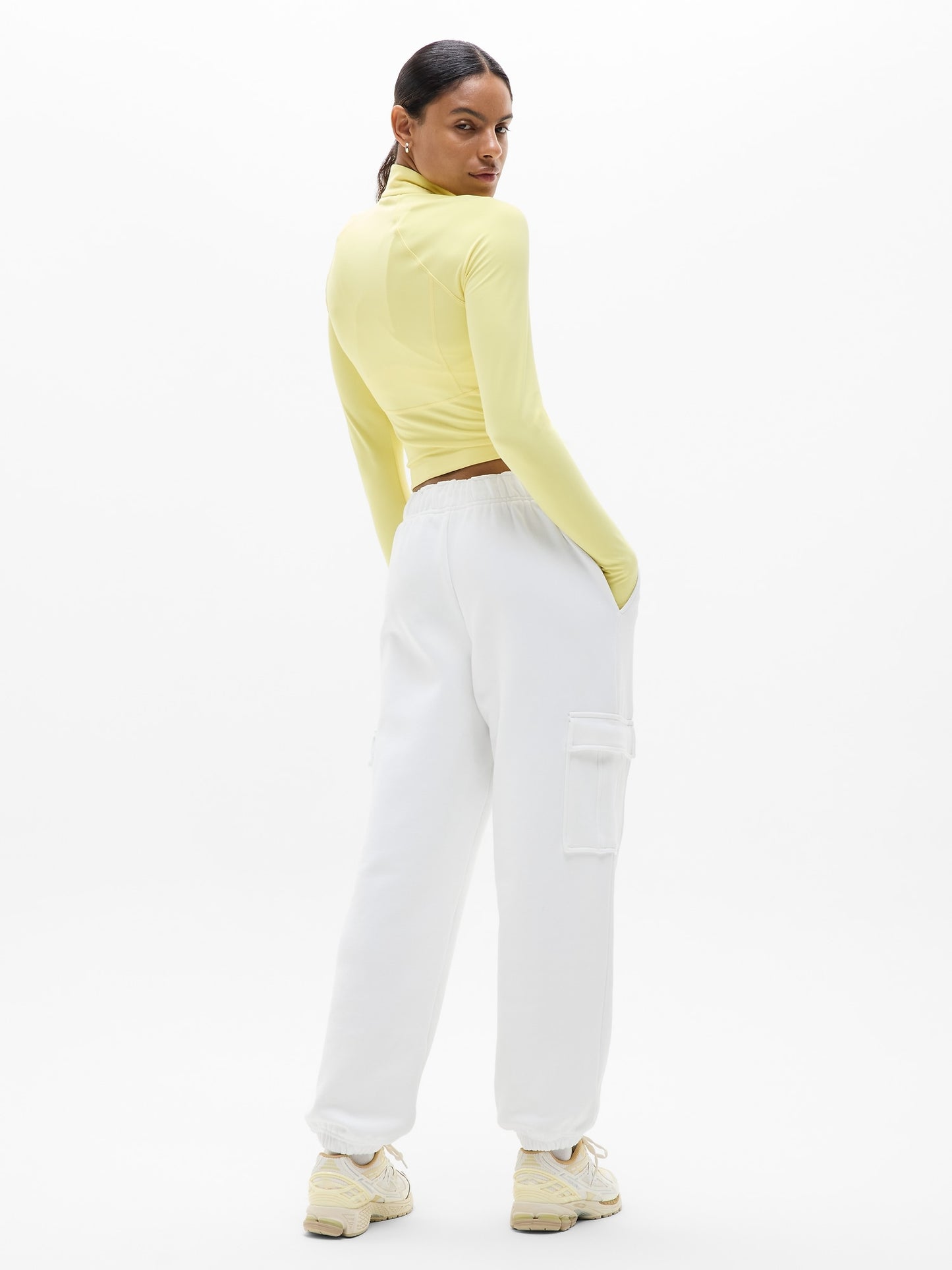 Heavyweight Terry Mid Rise Cargo Jogger