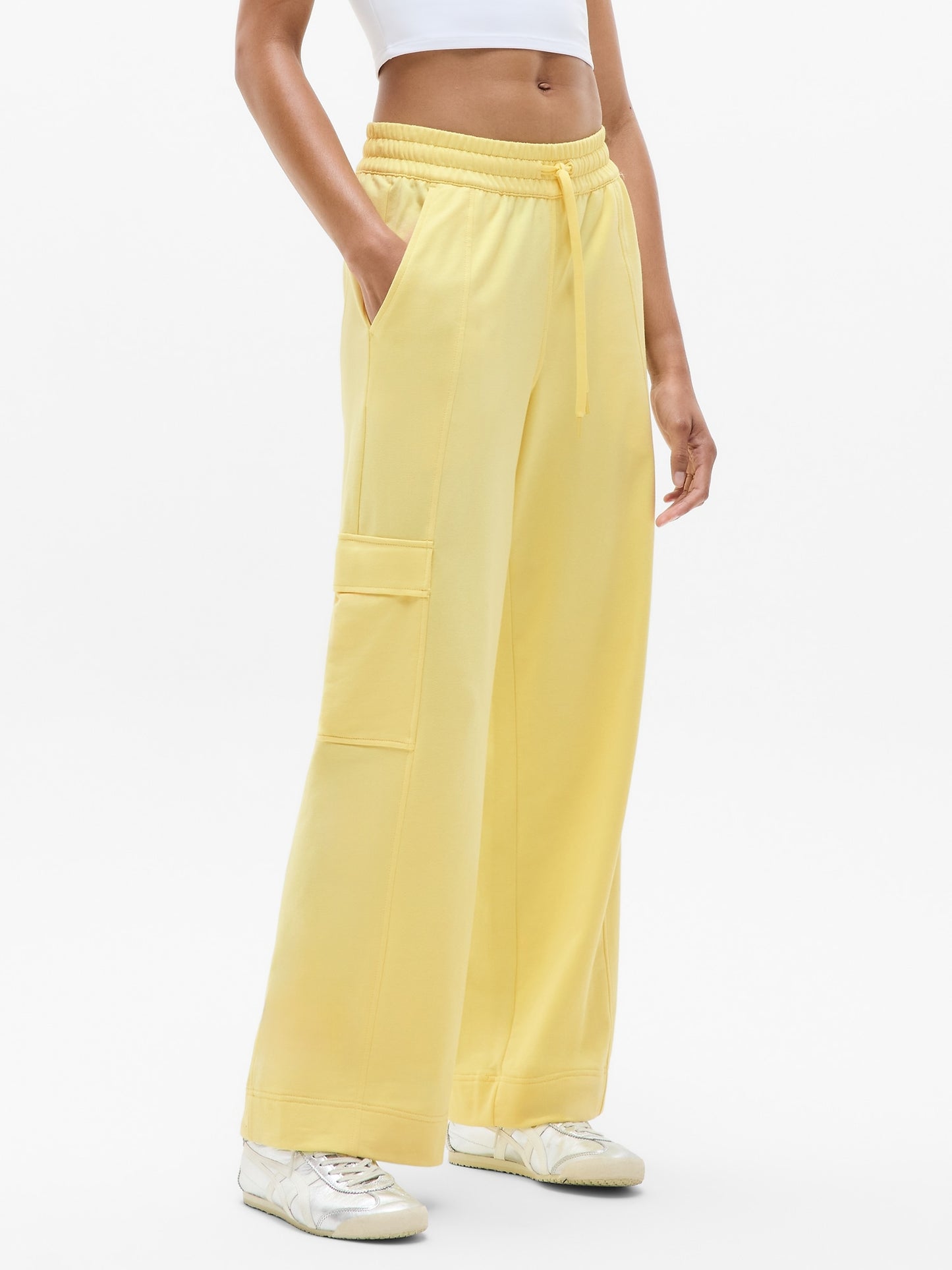 Retroterry High Rise Wide Leg Cargo Pant