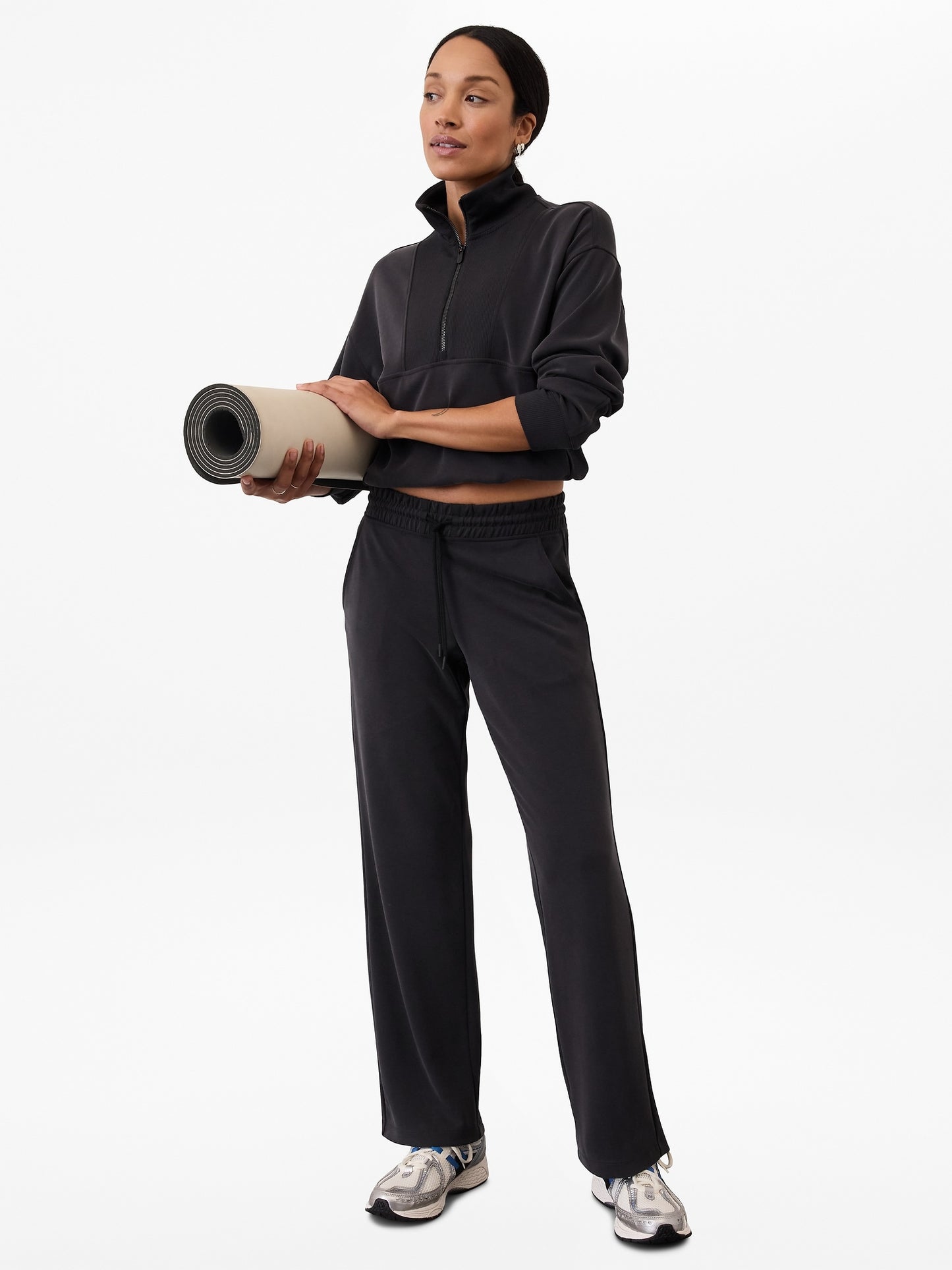 بنطال Seasoft المستقيم متوسط الارتفاع