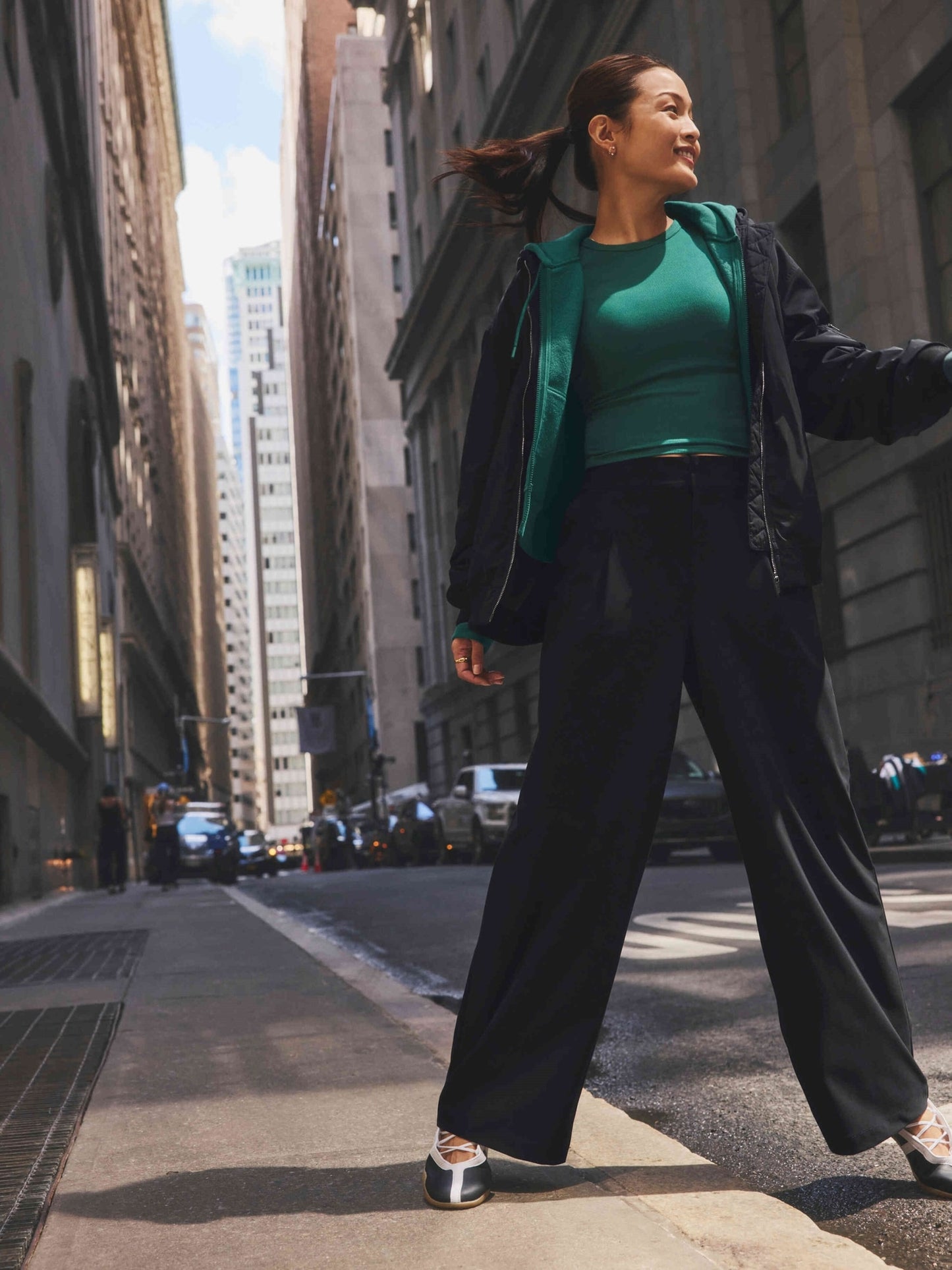 بنطال بيناكل بخصر مرتفع