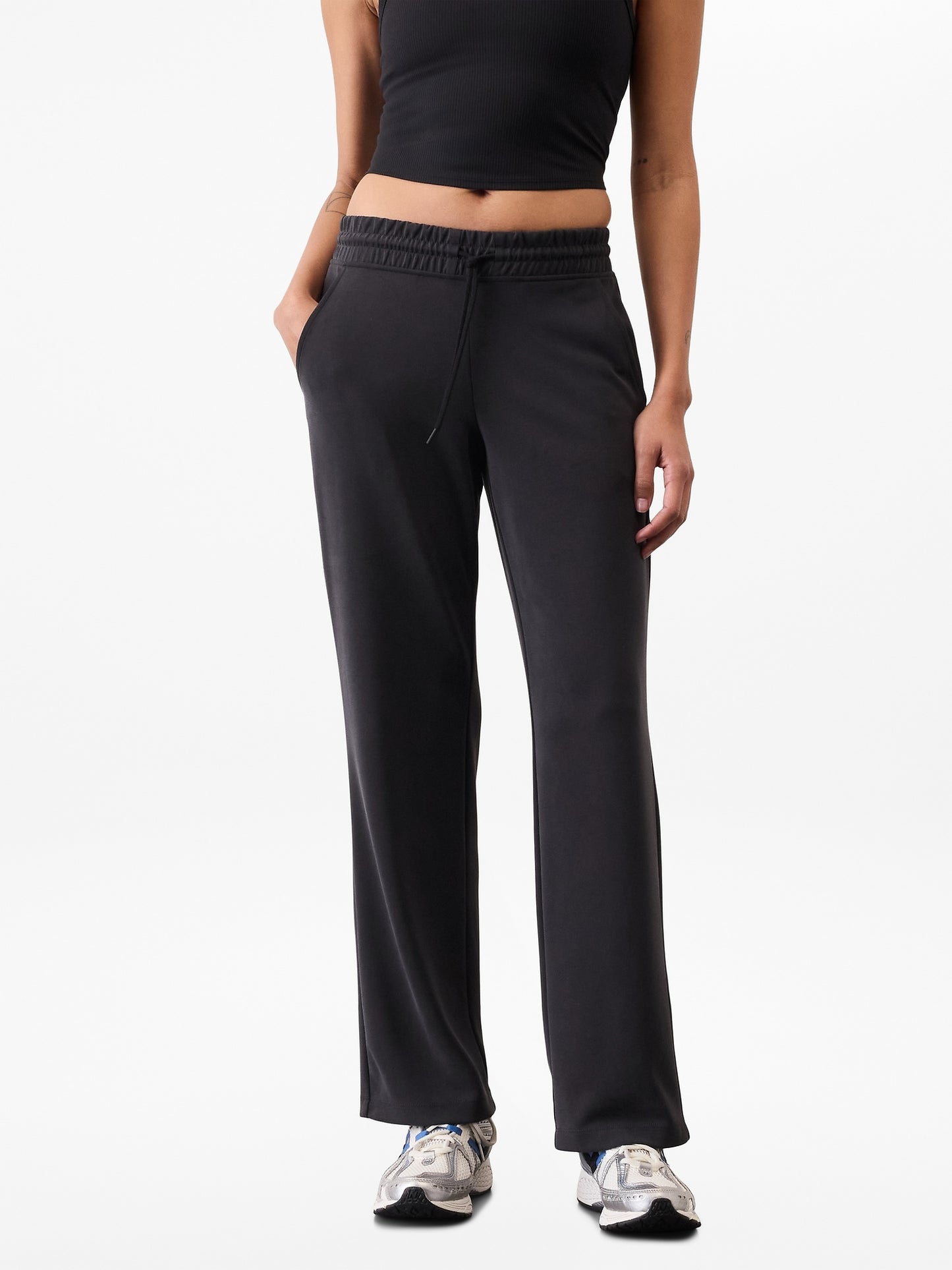 بنطال Seasoft المستقيم متوسط الارتفاع