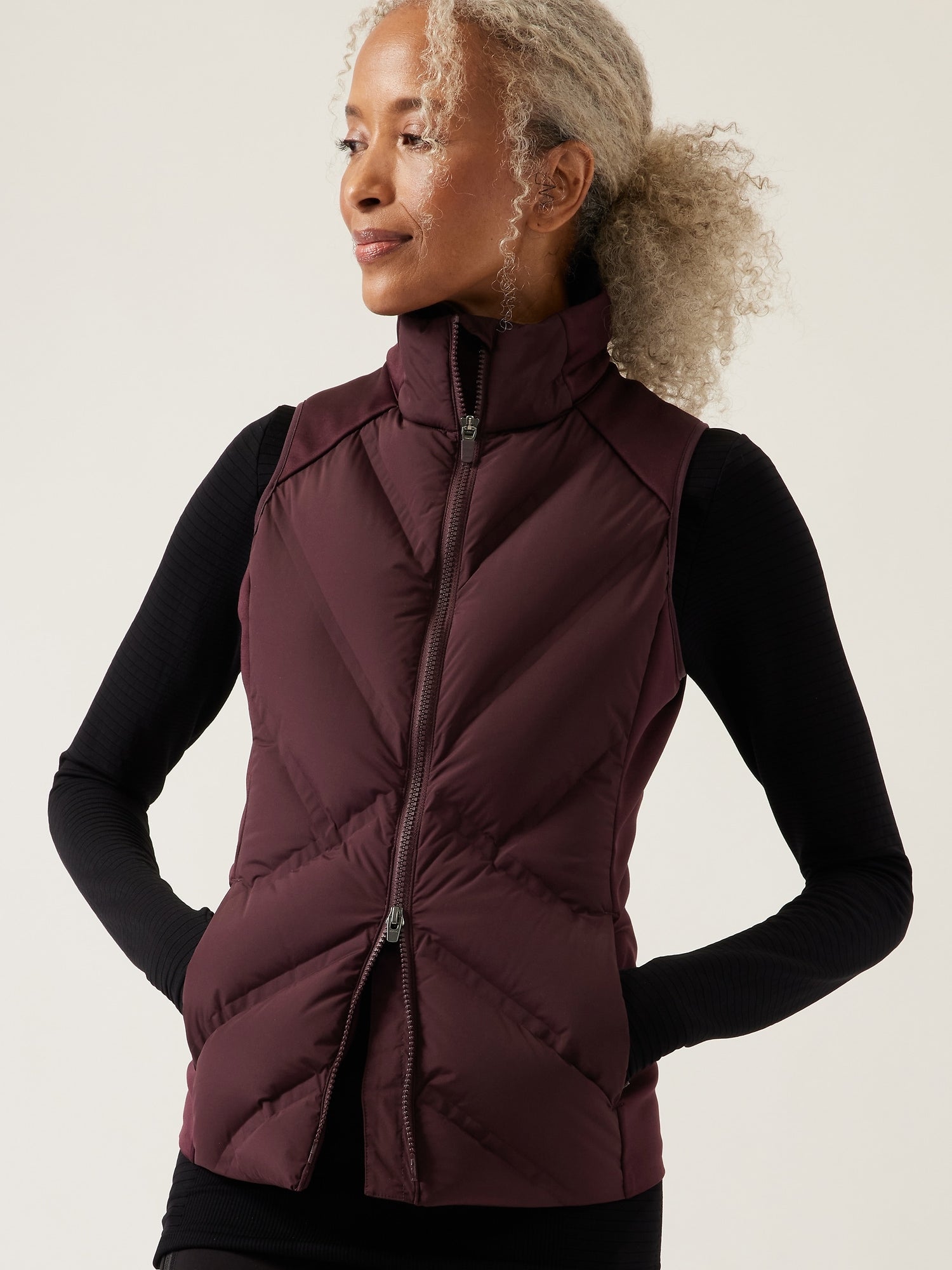 Athleta store zipper vest