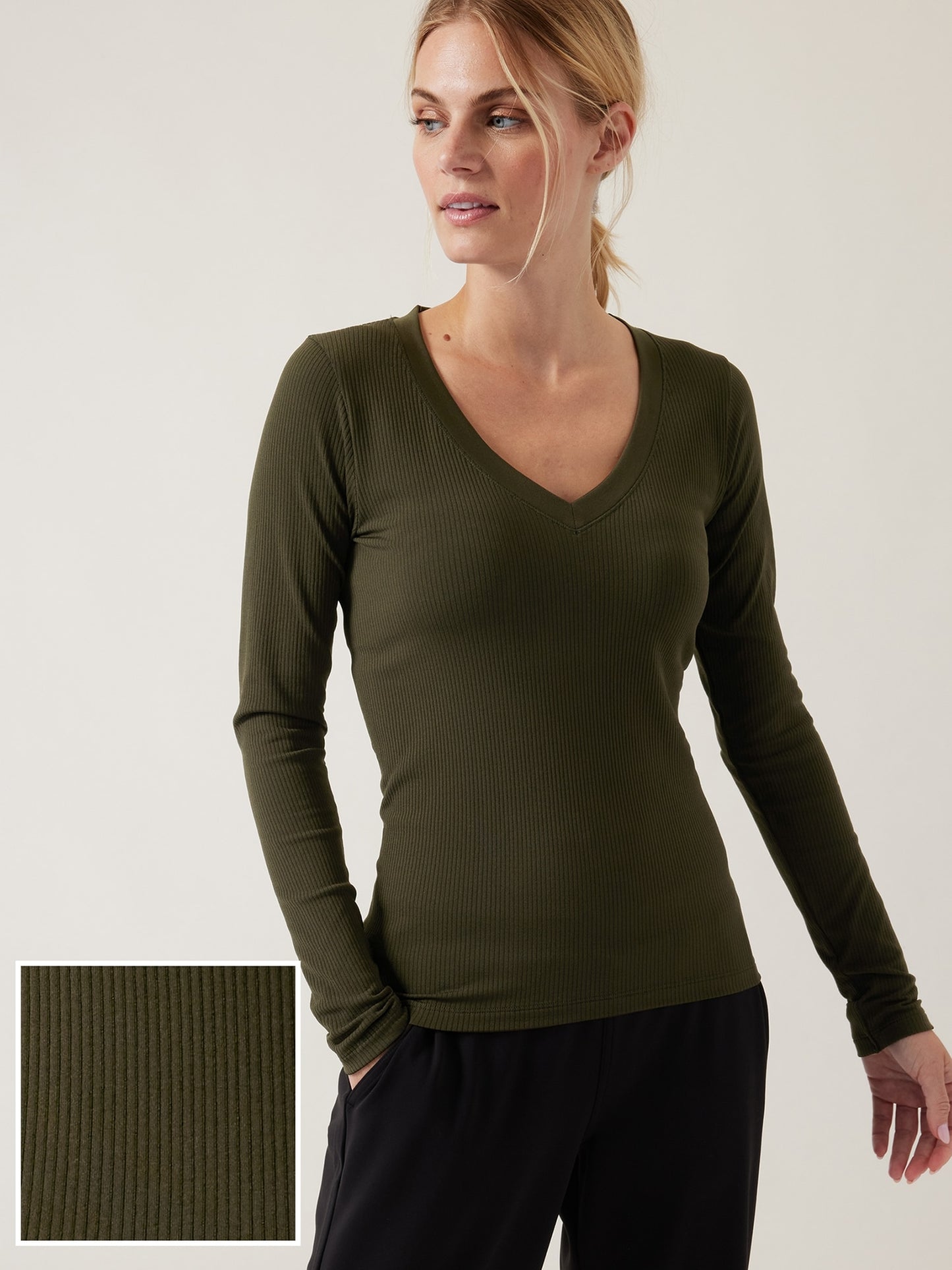 Renew Seamless V-Neck Top