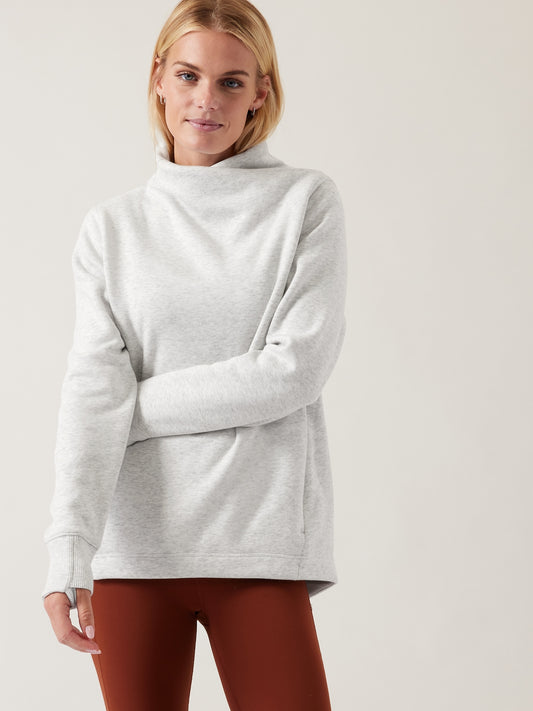 Cozy Karma Twist Neck Sweatshirt