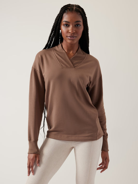 Clarity V-Neck Sweatshirt