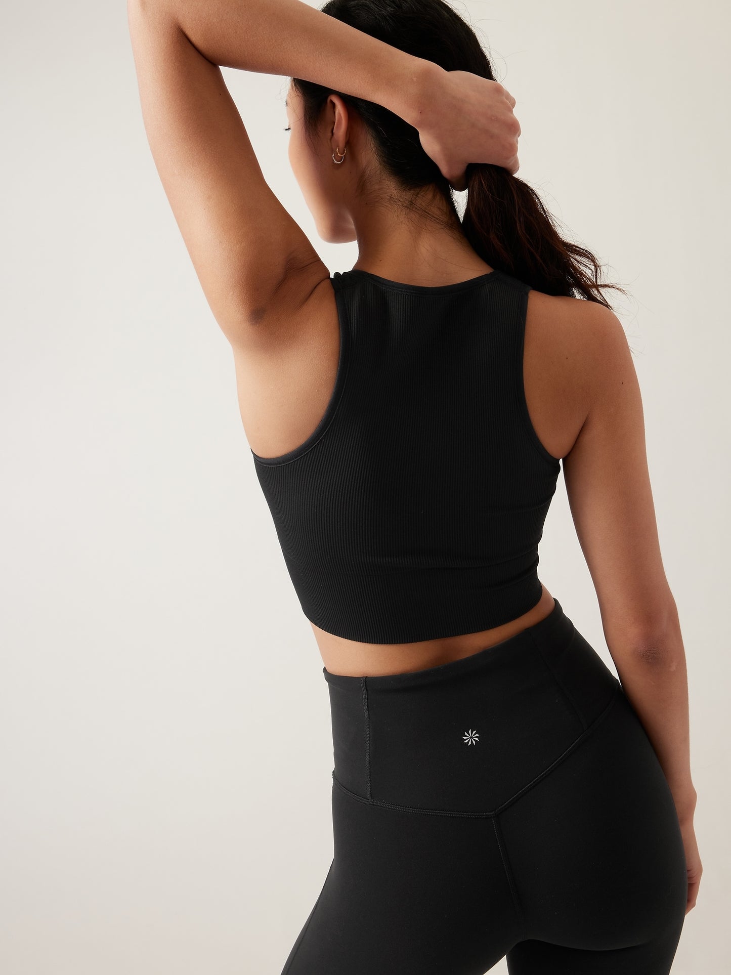 Aurora Seamless Crop Rib Tank