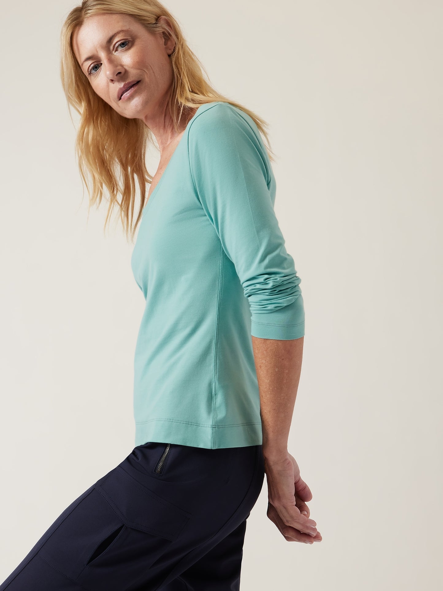 Outbound Scoop Neck Top