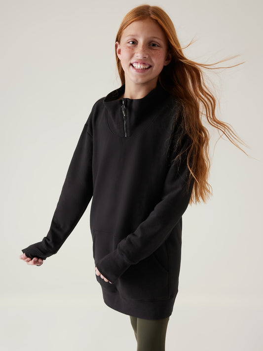 Athleta Girl RetroActive Half Zip