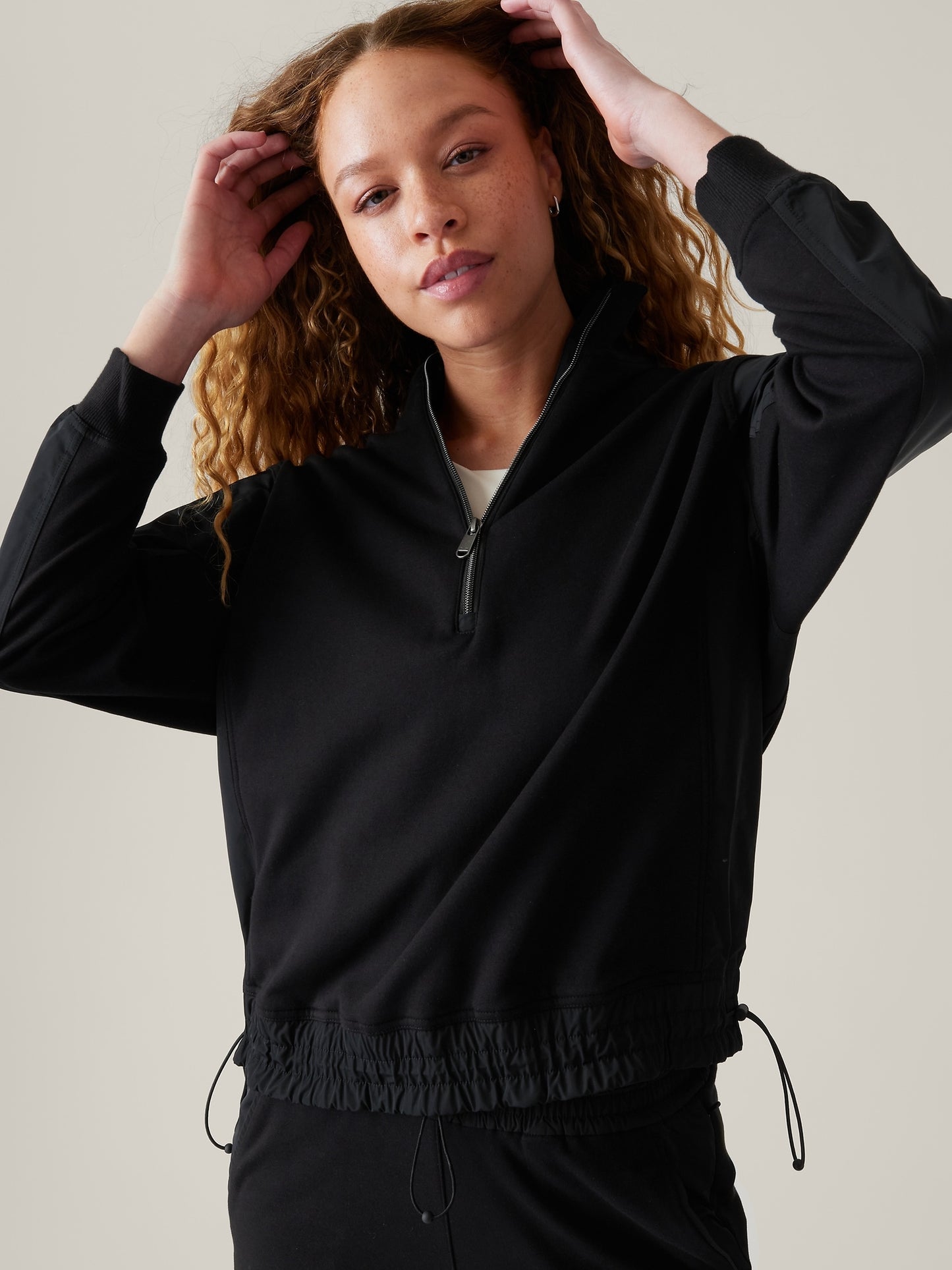 Triumph Hybrid Half Zip Sweatshirt