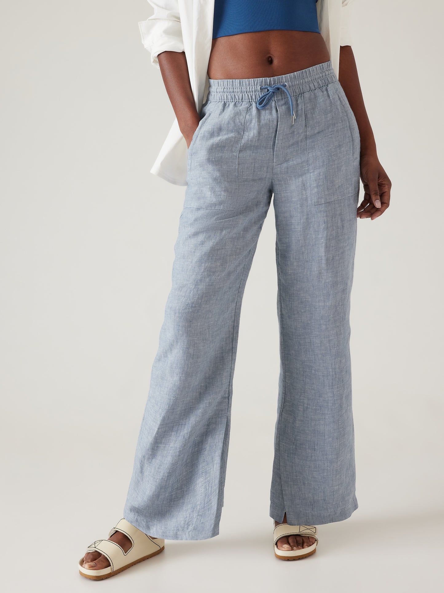 Retreat Linen Wide Leg Pant