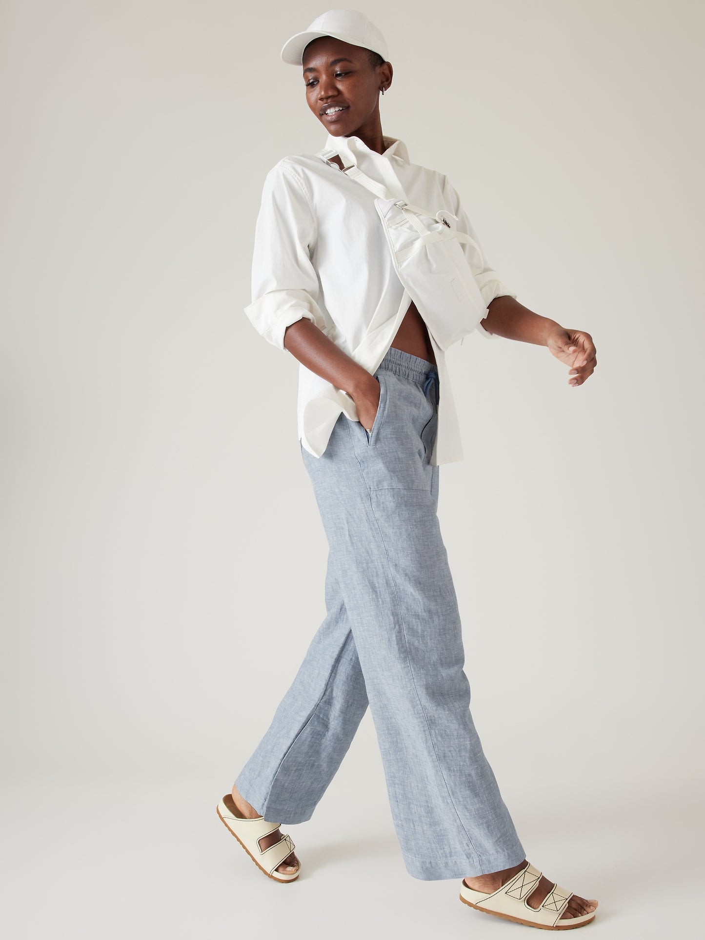 Retreat Linen Wide Leg Pant