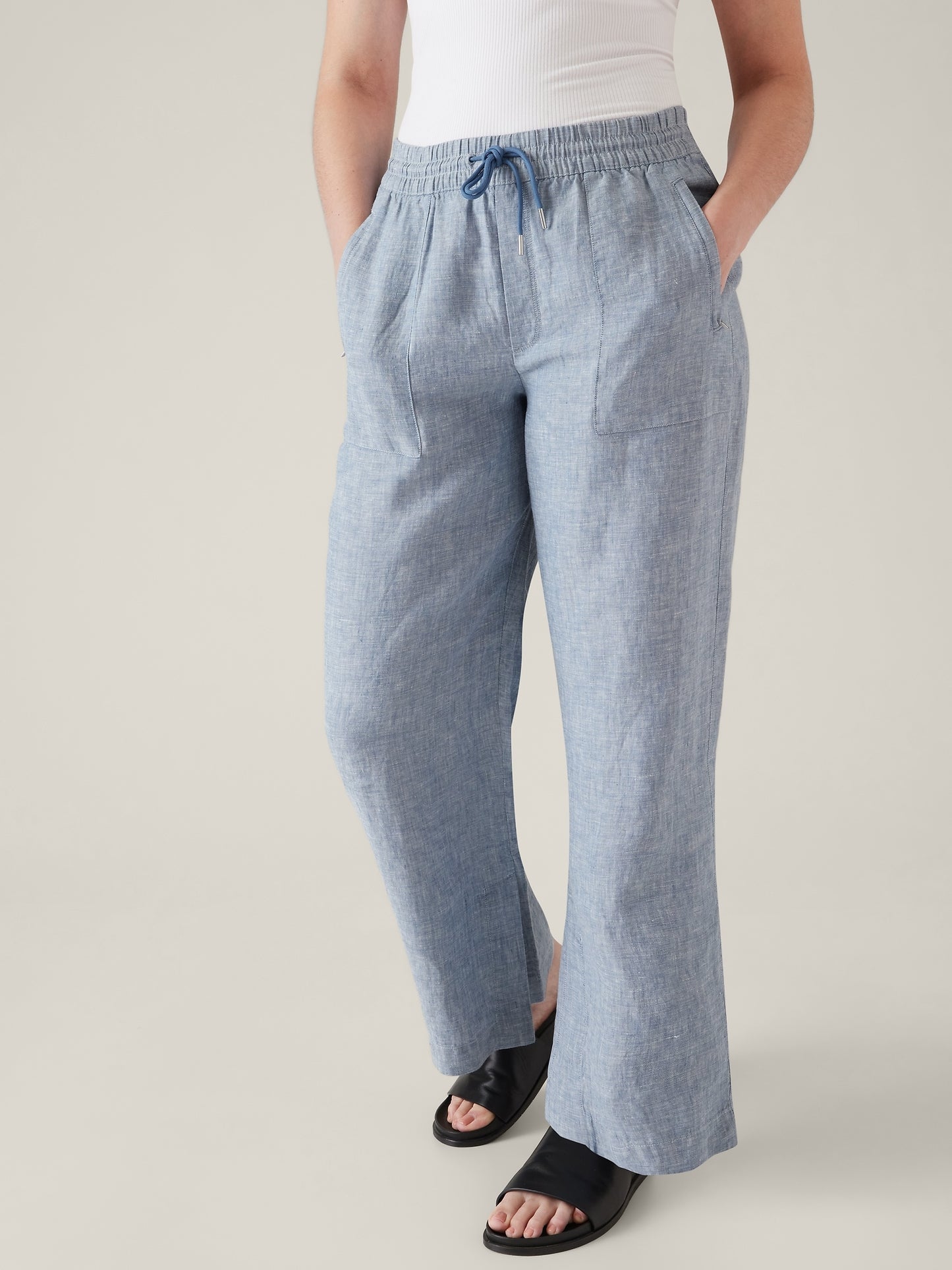 Retreat Linen Wide Leg Pant