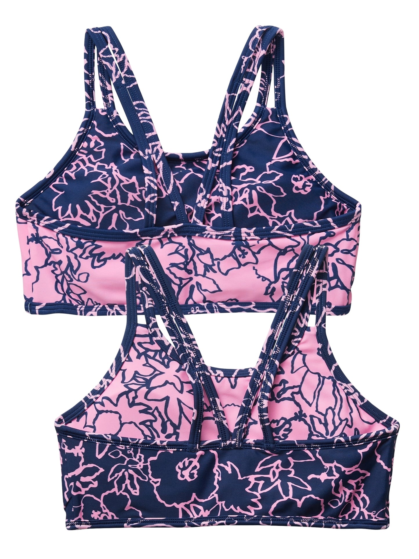 Athleta Girl Reversible Pool Days Bikini Top