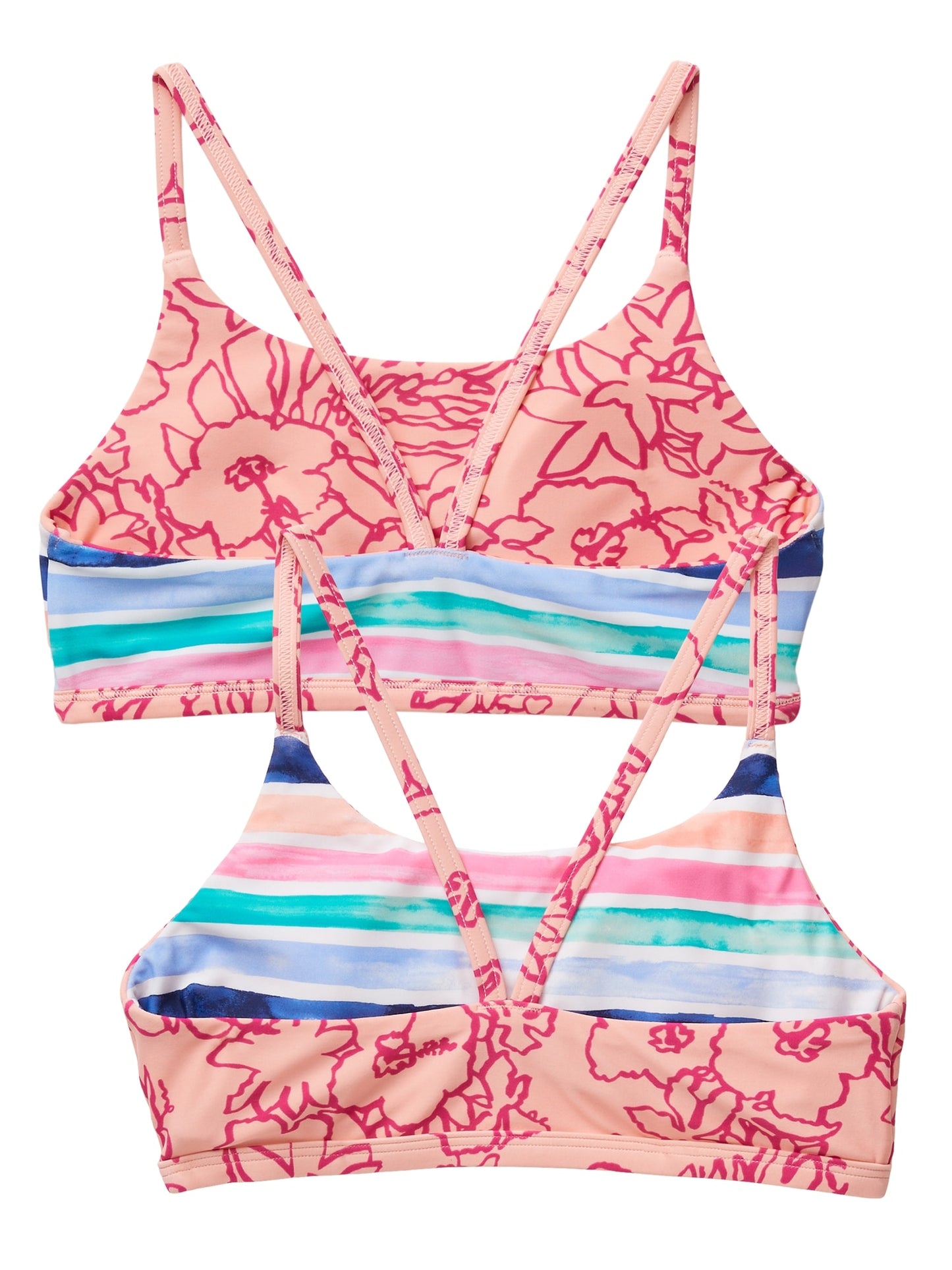 Athleta Girl Reversible Beachy Keen Bikini Top