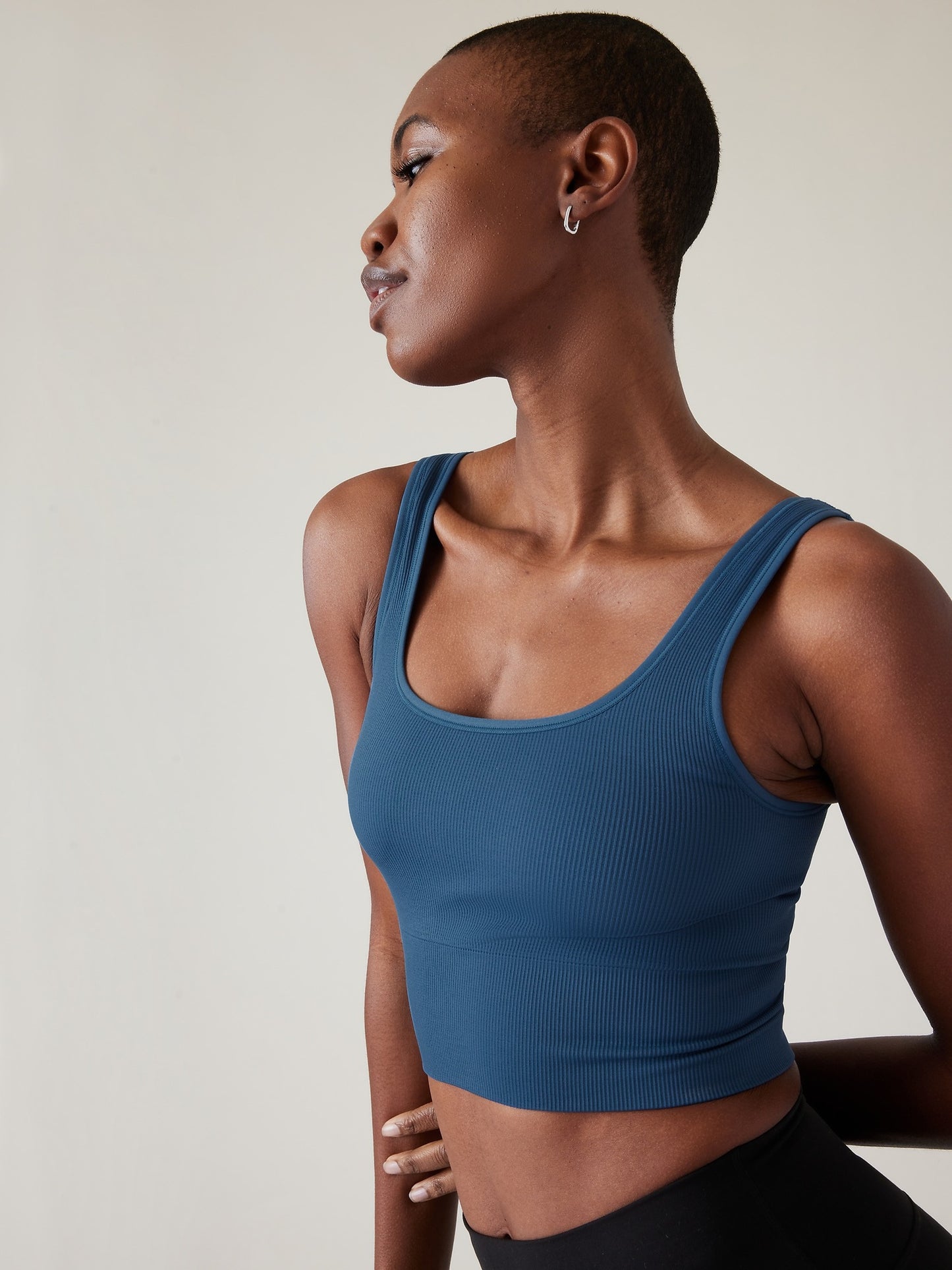 Aurora Seamless Scoop Crop Tank