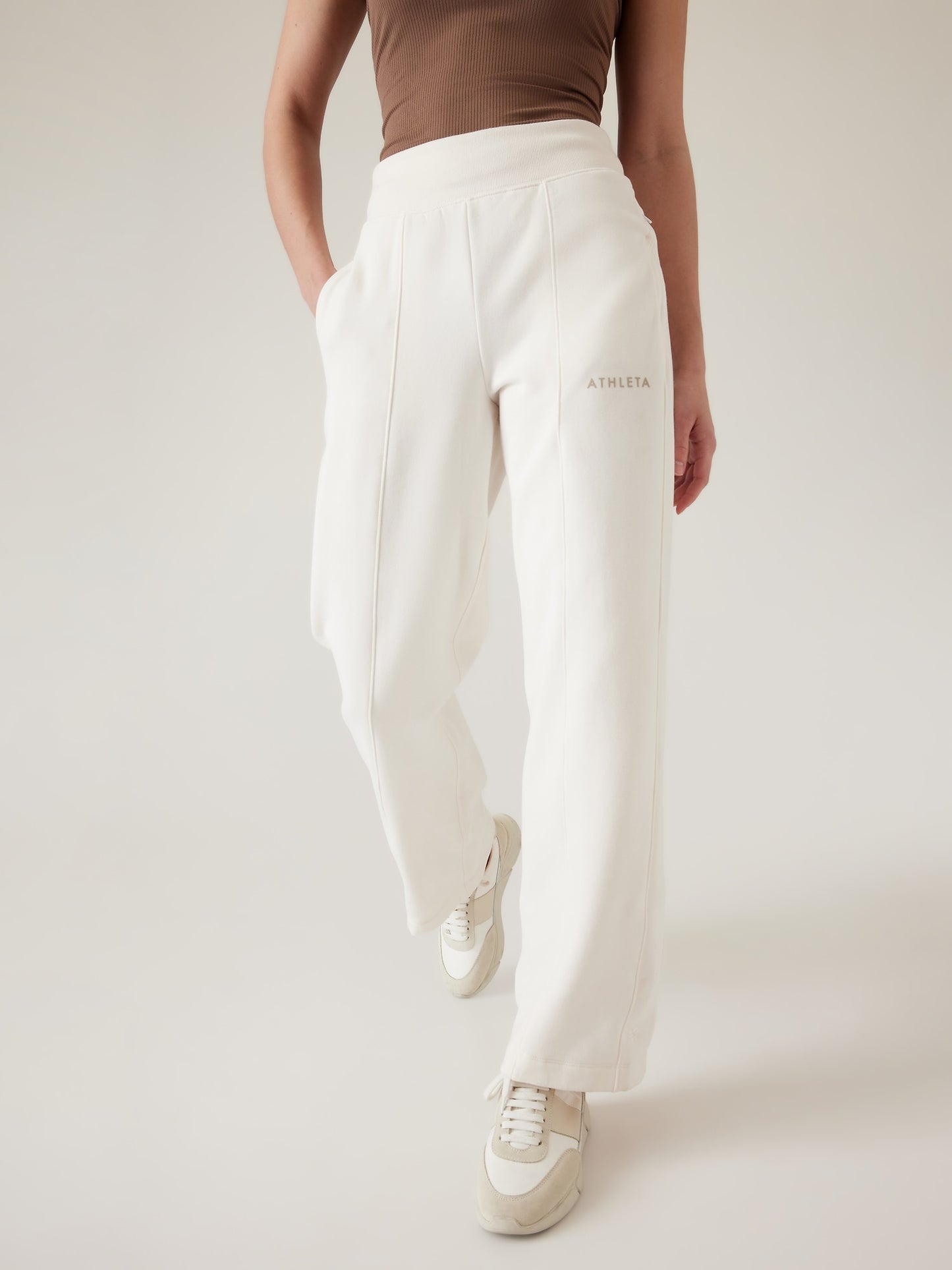 Retroplush Logo Straight Leg Pant