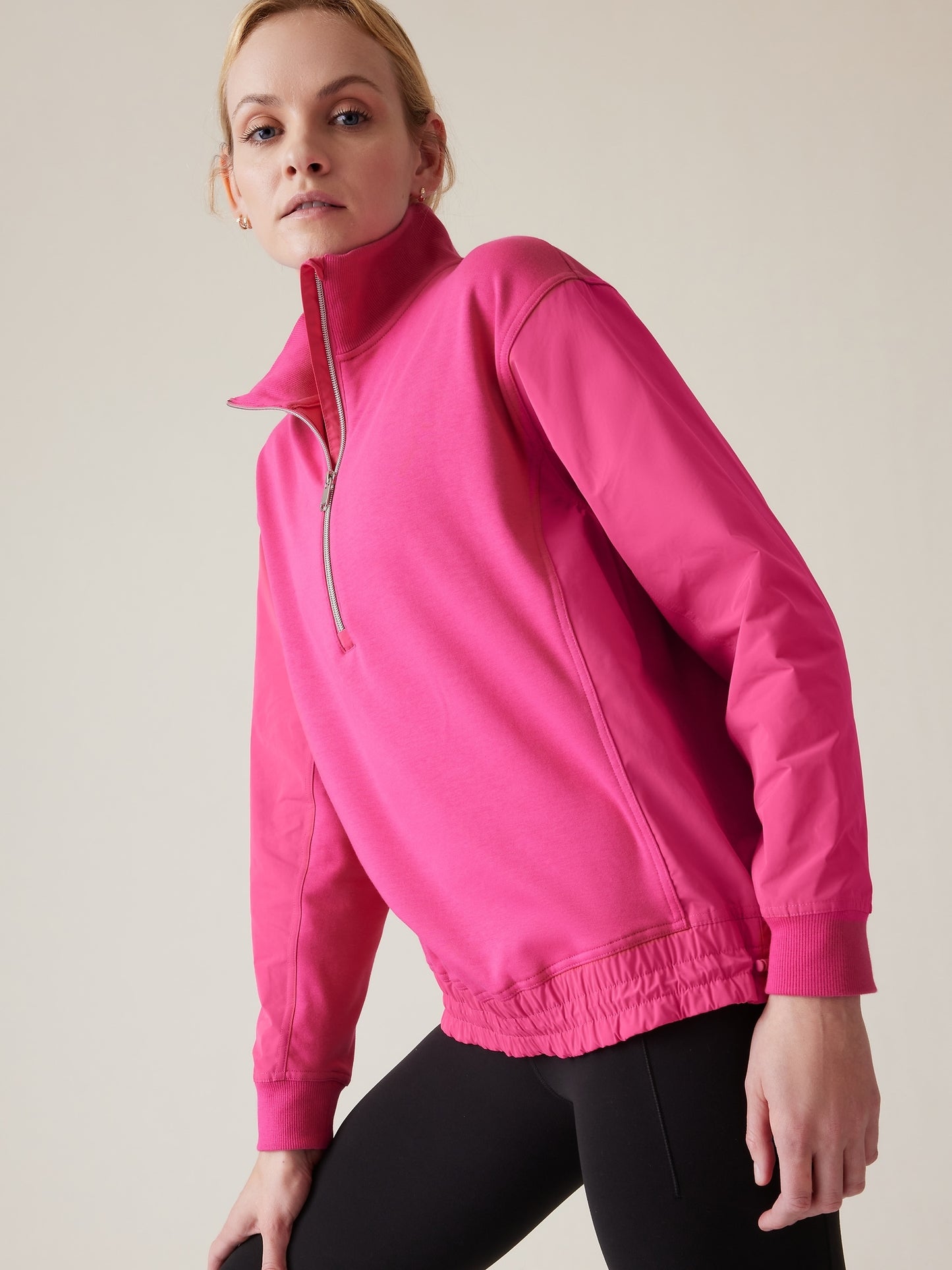 Triumph Hybrid Half Zip Sweatshirt