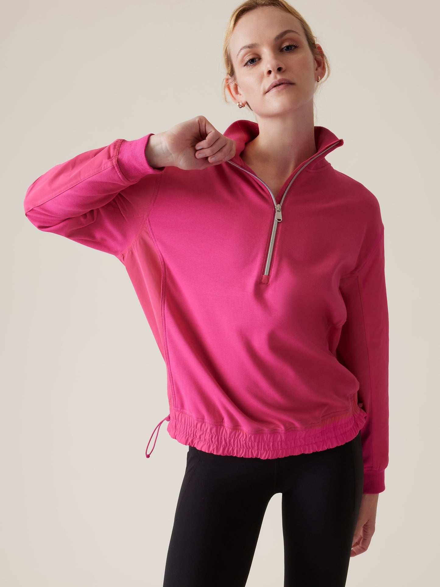 Triumph Hybrid Half Zip Sweatshirt