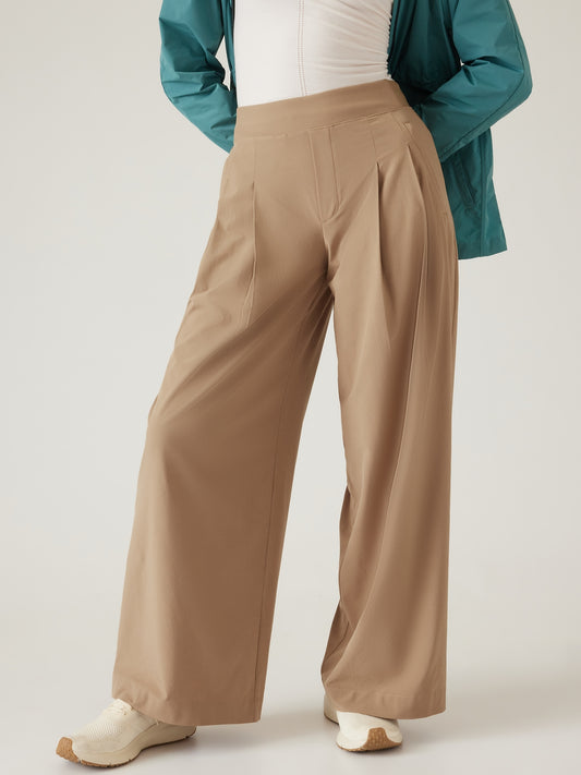 Brooklyn Heights High Rise Wide Leg Pant