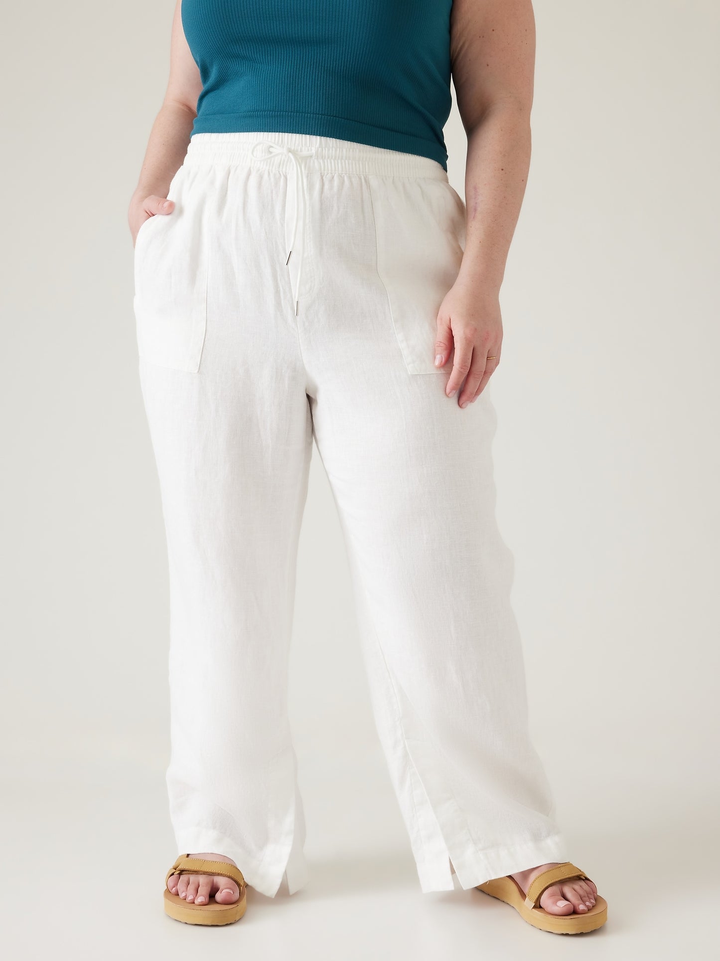 Retreat Linen Wide Leg Pant