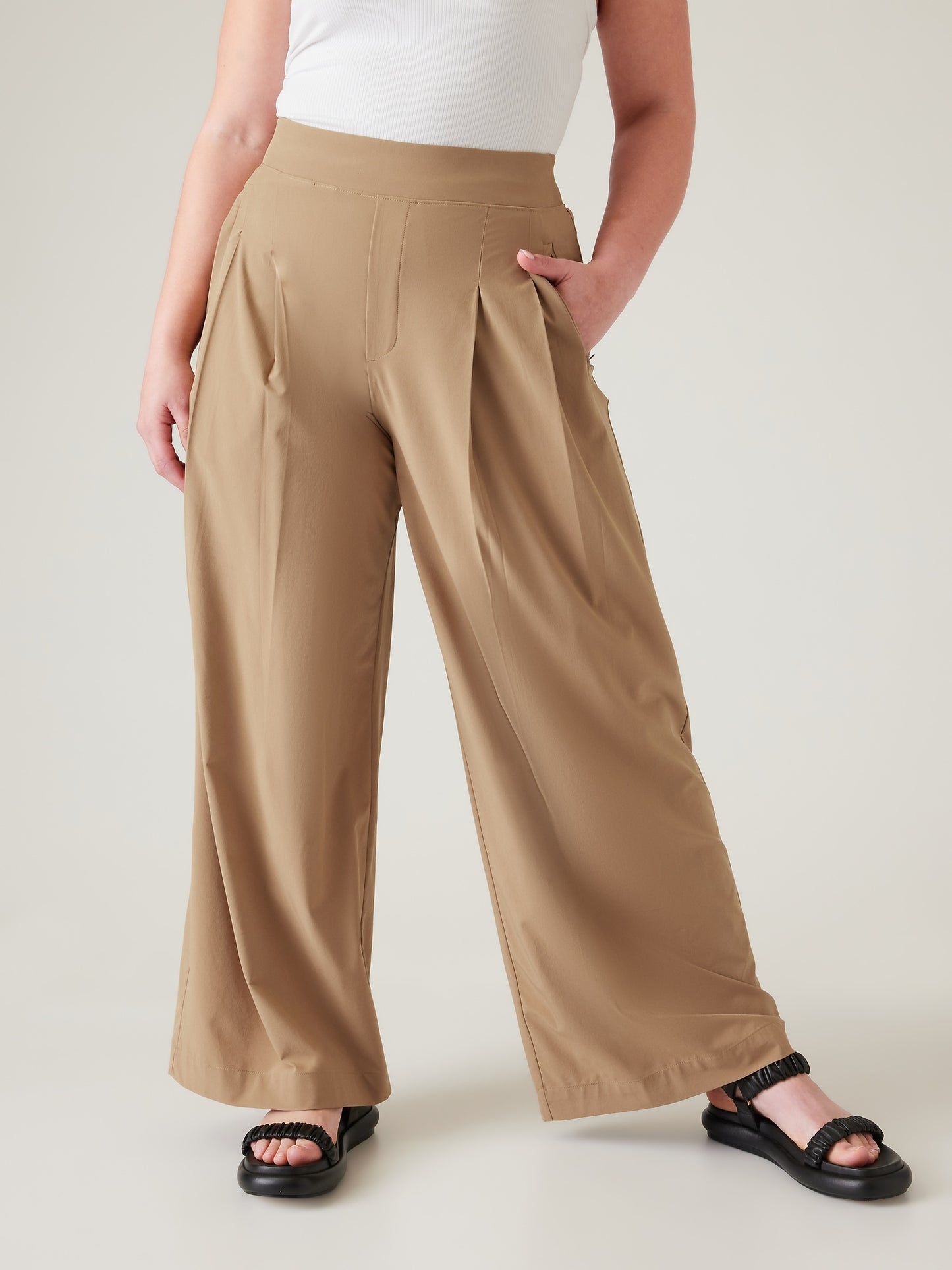 Brooklyn Heights High Rise Wide Leg Pant