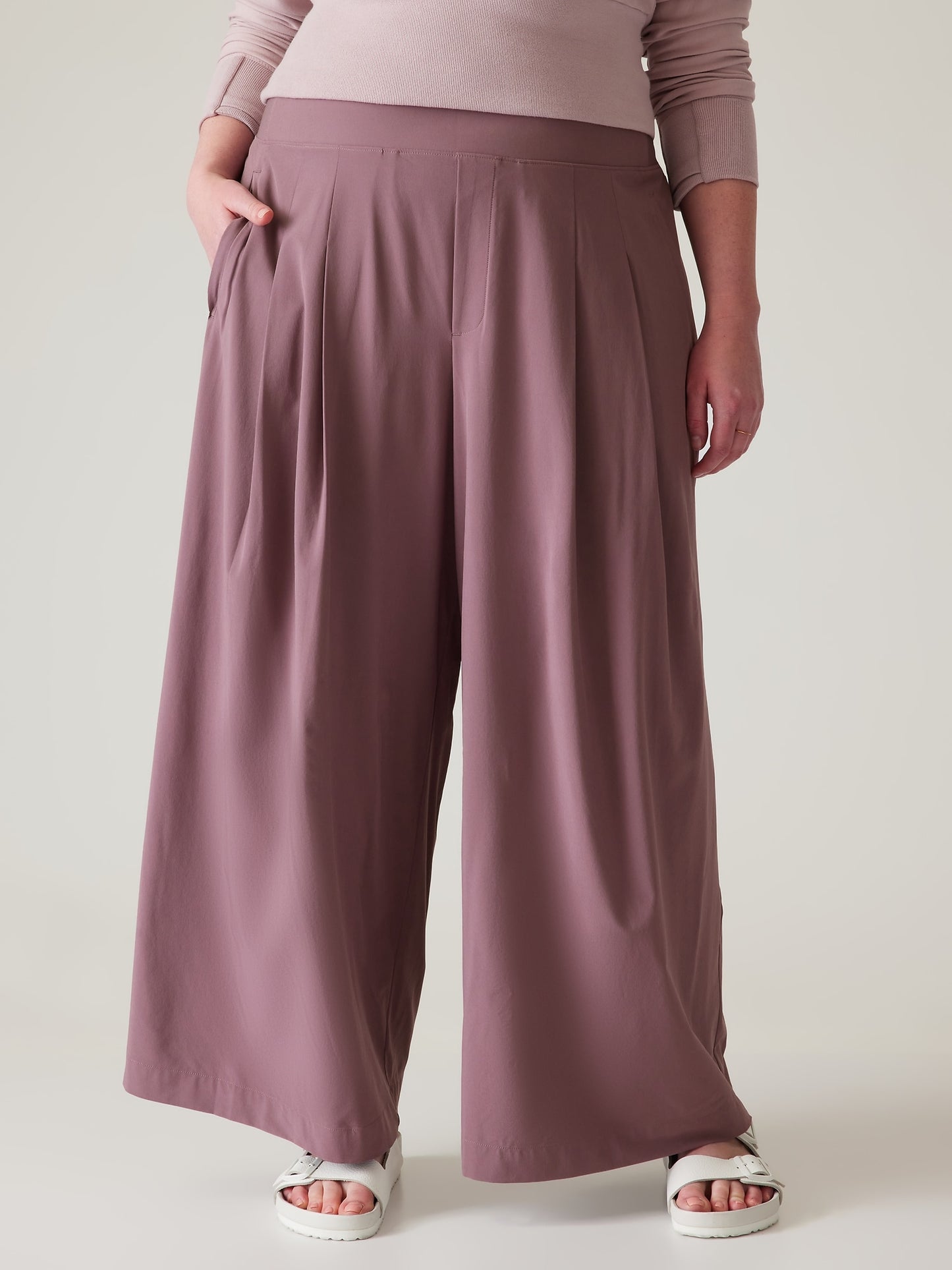 Brooklyn Heights High Rise Wide Leg Pant