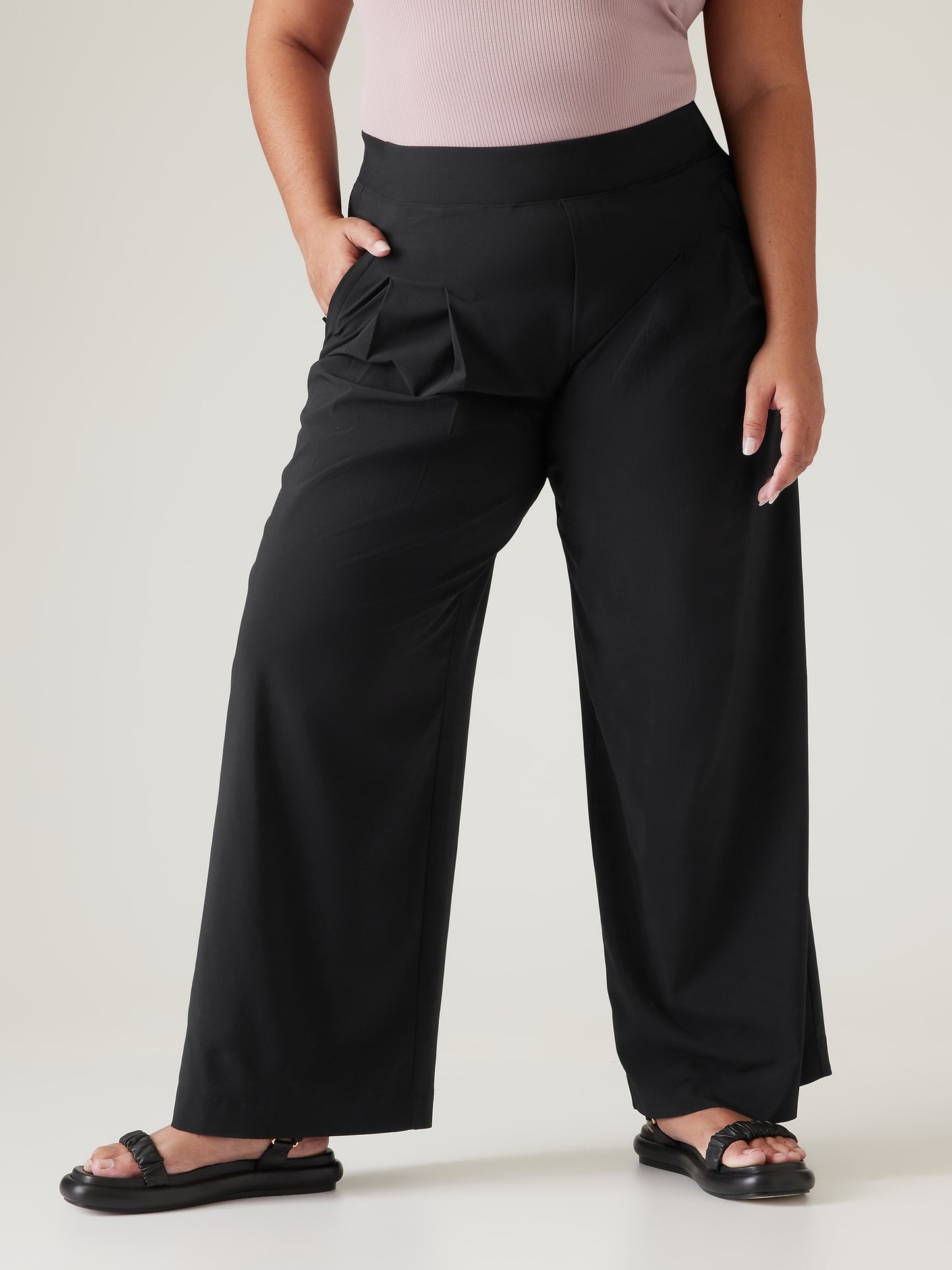 Brooklyn Heights High Rise Wide Leg Pant