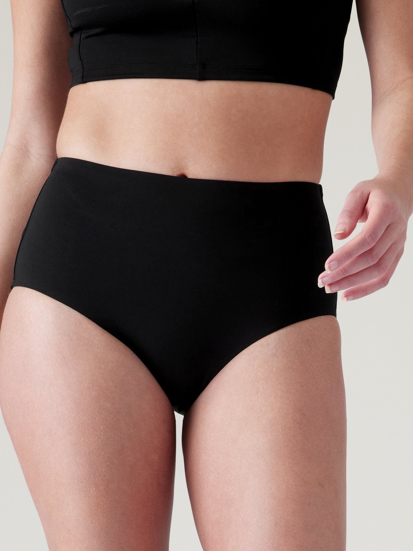 High Waist Swim Bottom