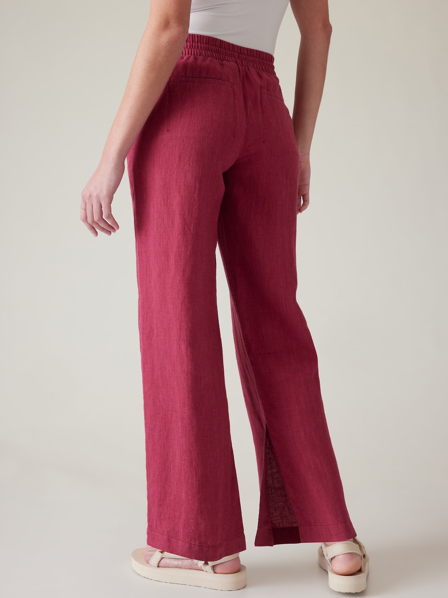 Retreat Linen Wide Leg Pant