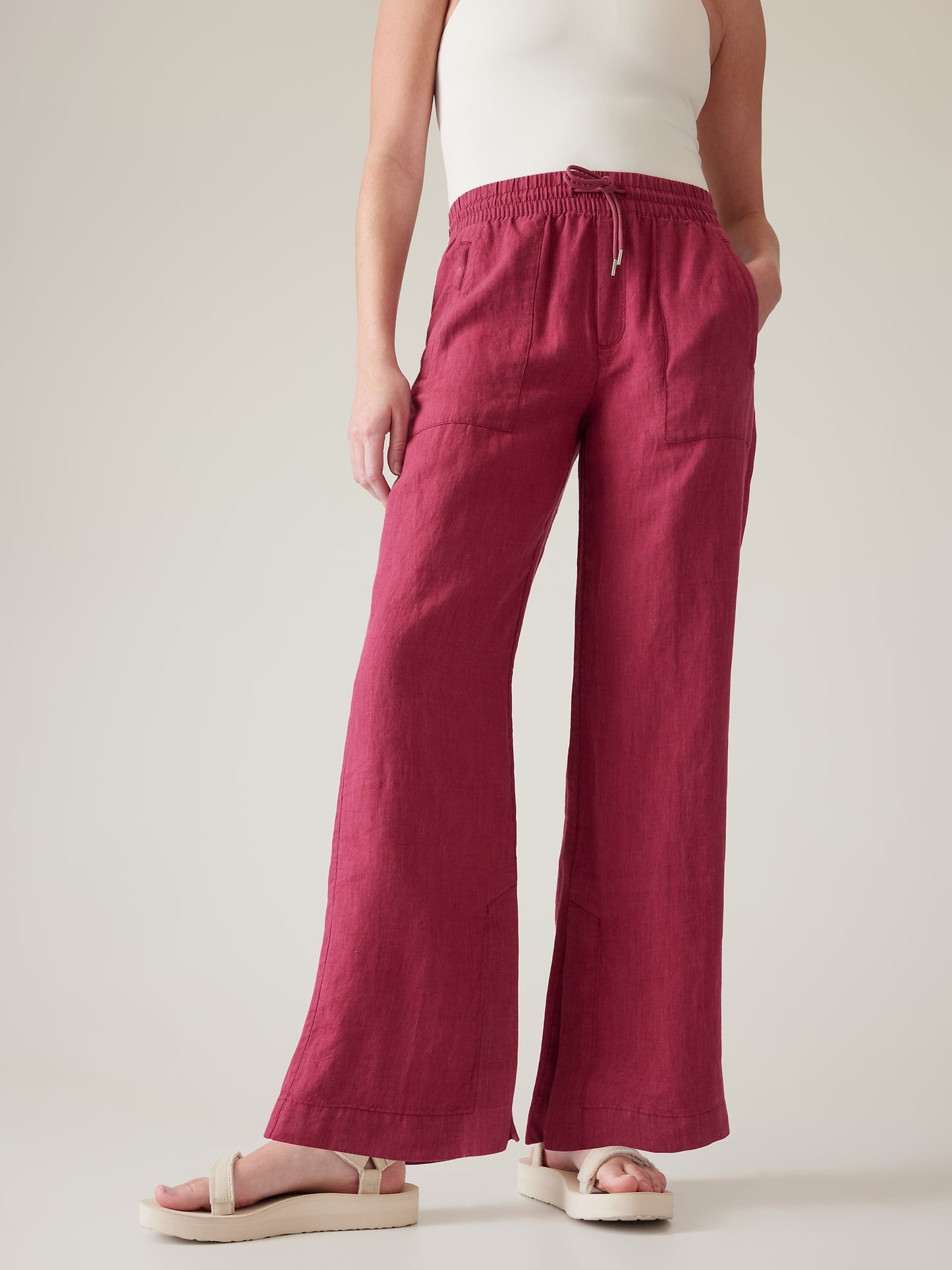 Retreat Linen Wide Leg Pant