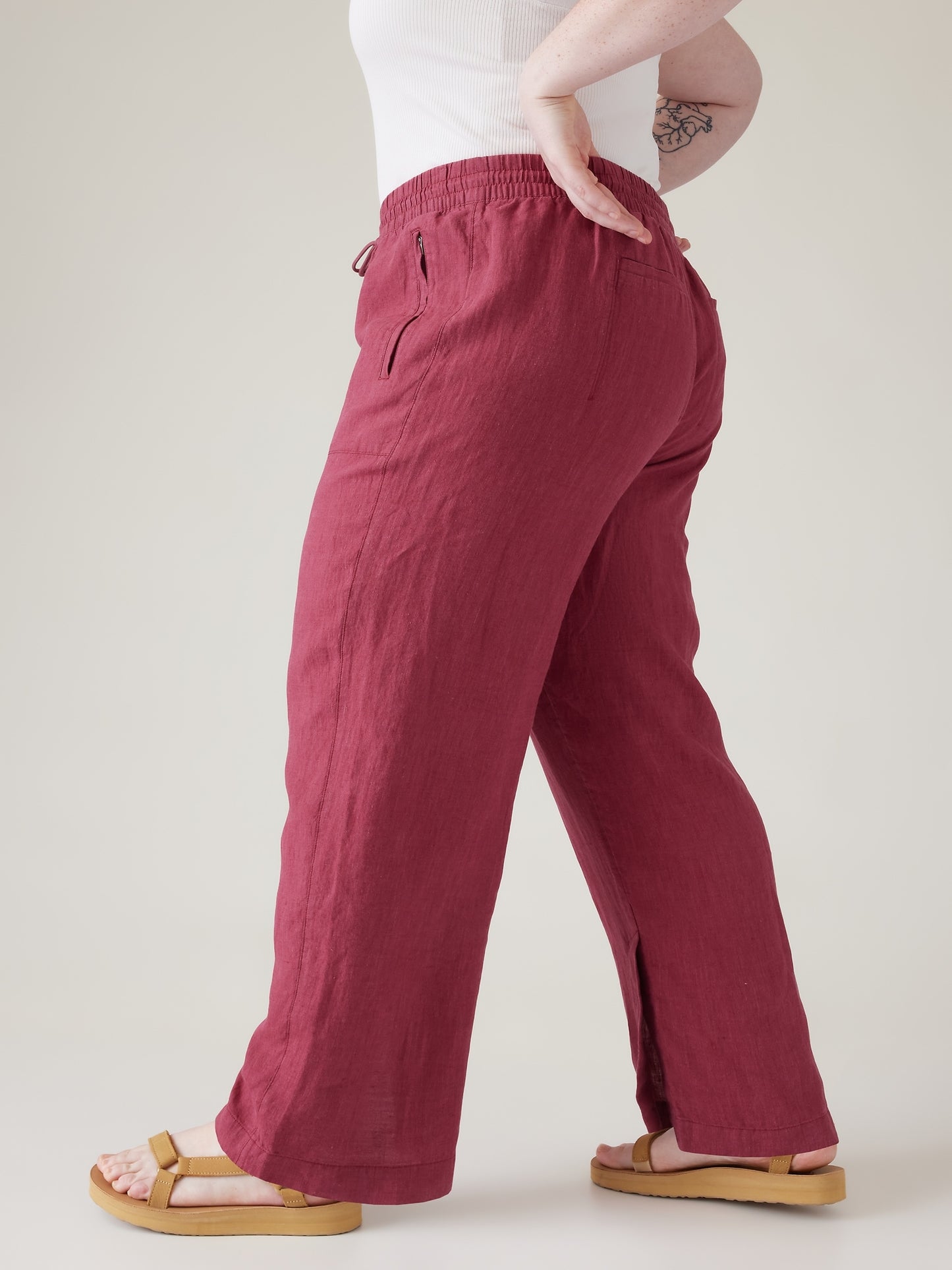 Retreat Linen Wide Leg Pant