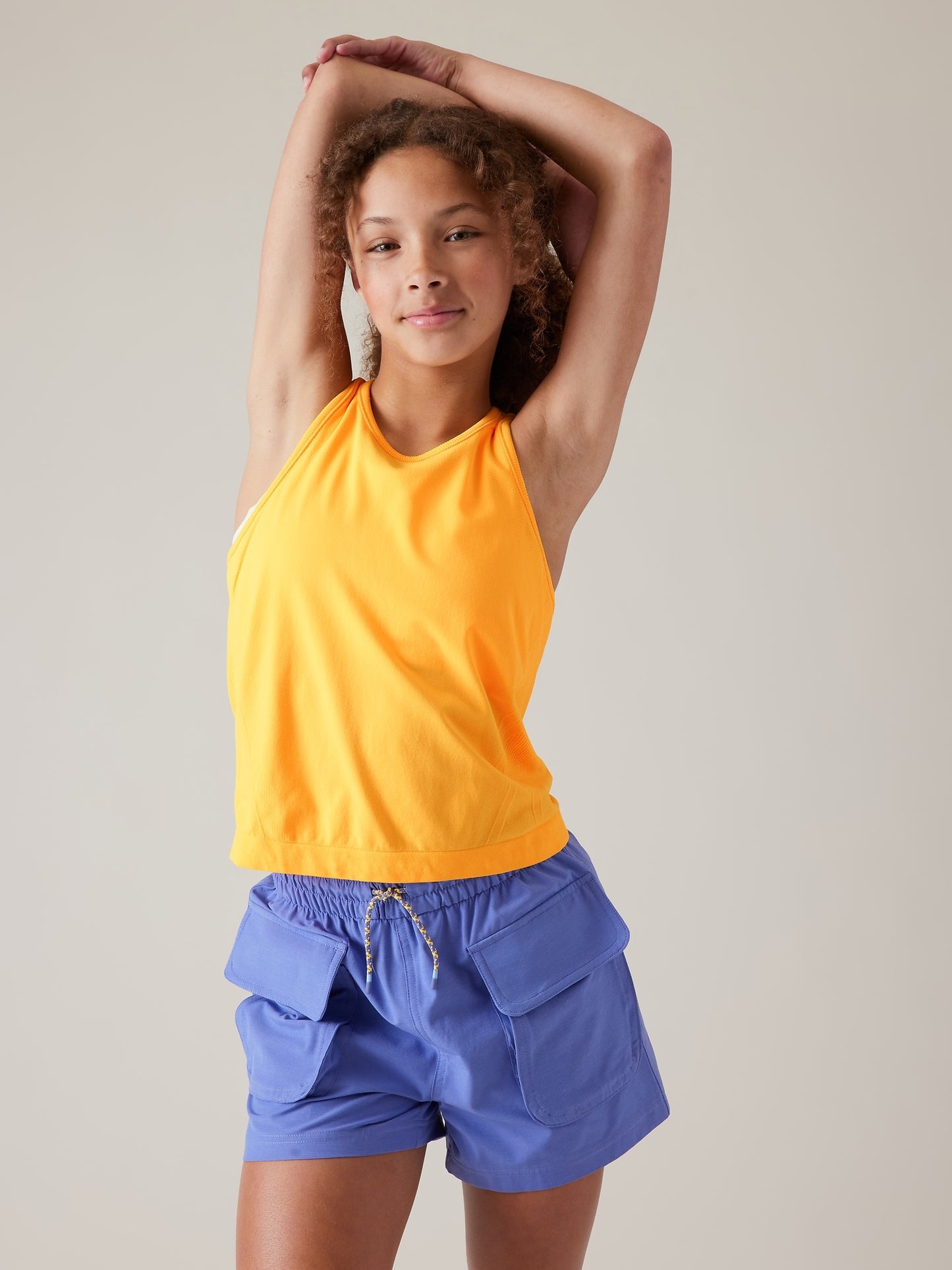 Athleta Girl Power Up Seamless Sport Length Tank